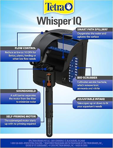 Miniatura 4 de Whisper IQ Filtro de energía para acuarios, con tecnología silenciosa, ......