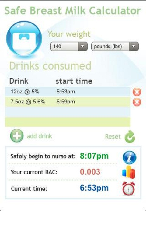 Breast Milk Alcohol Computer-Amazonアプリストアのアプリ