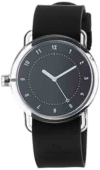 新品 TID Watches 腕時計 38mm シルバー ベルト3本セット Amazon | [ティッドウォッチ] No.3 38mm TID03-WH/BK クリア