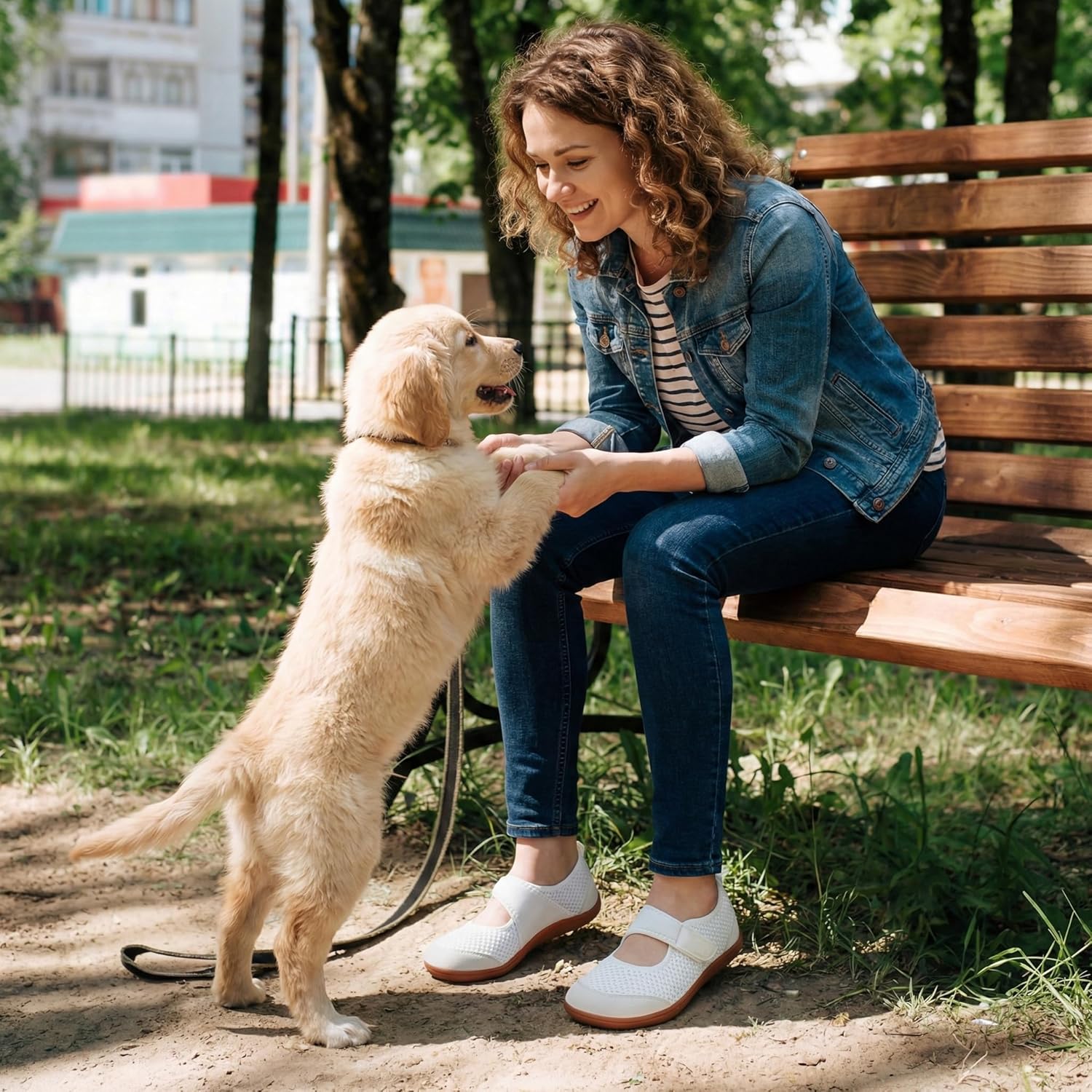 BARERUN Womens Barefoot Walking Shoes Adjustable Wide Diabetic Shoes Breathable Zero Drop Sneakers for Wide Width Arthritis Edema Feet Nursing Shoe Indoor Outdoor - Image 2