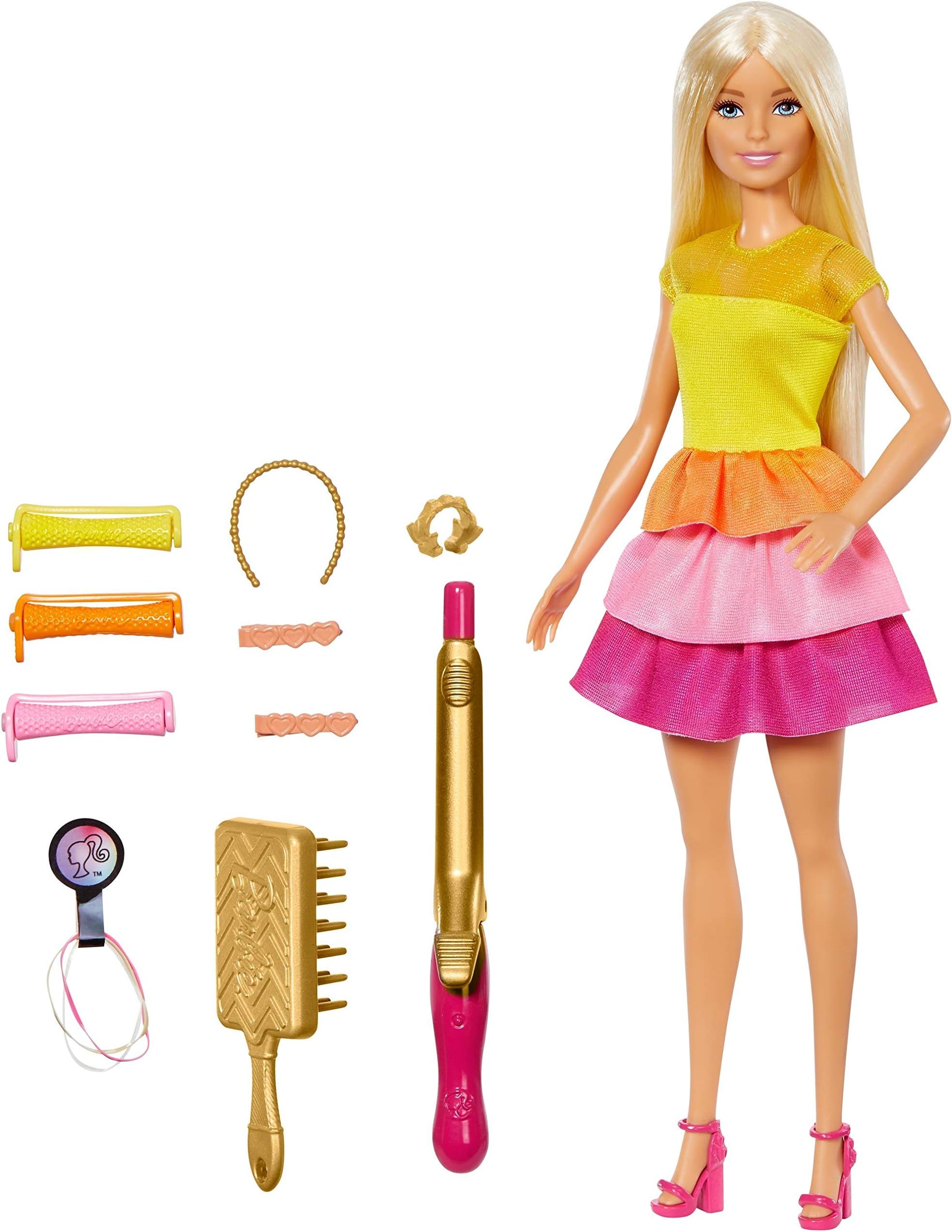 BARBIE Ultimate Curls Doll and Playset