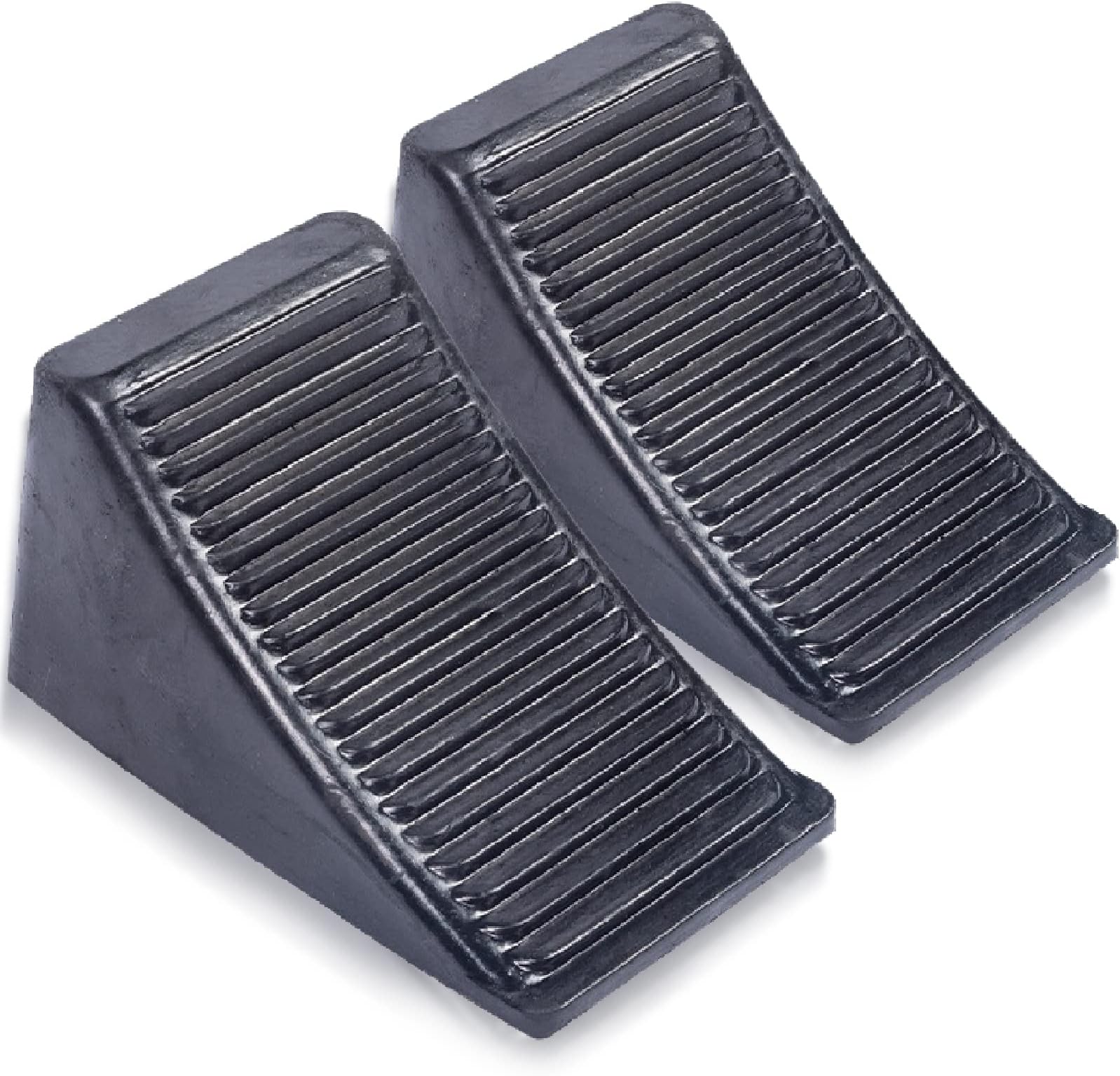 Tebery Solid Rubber Heavy Duty Wheel Chock - by Fasmov