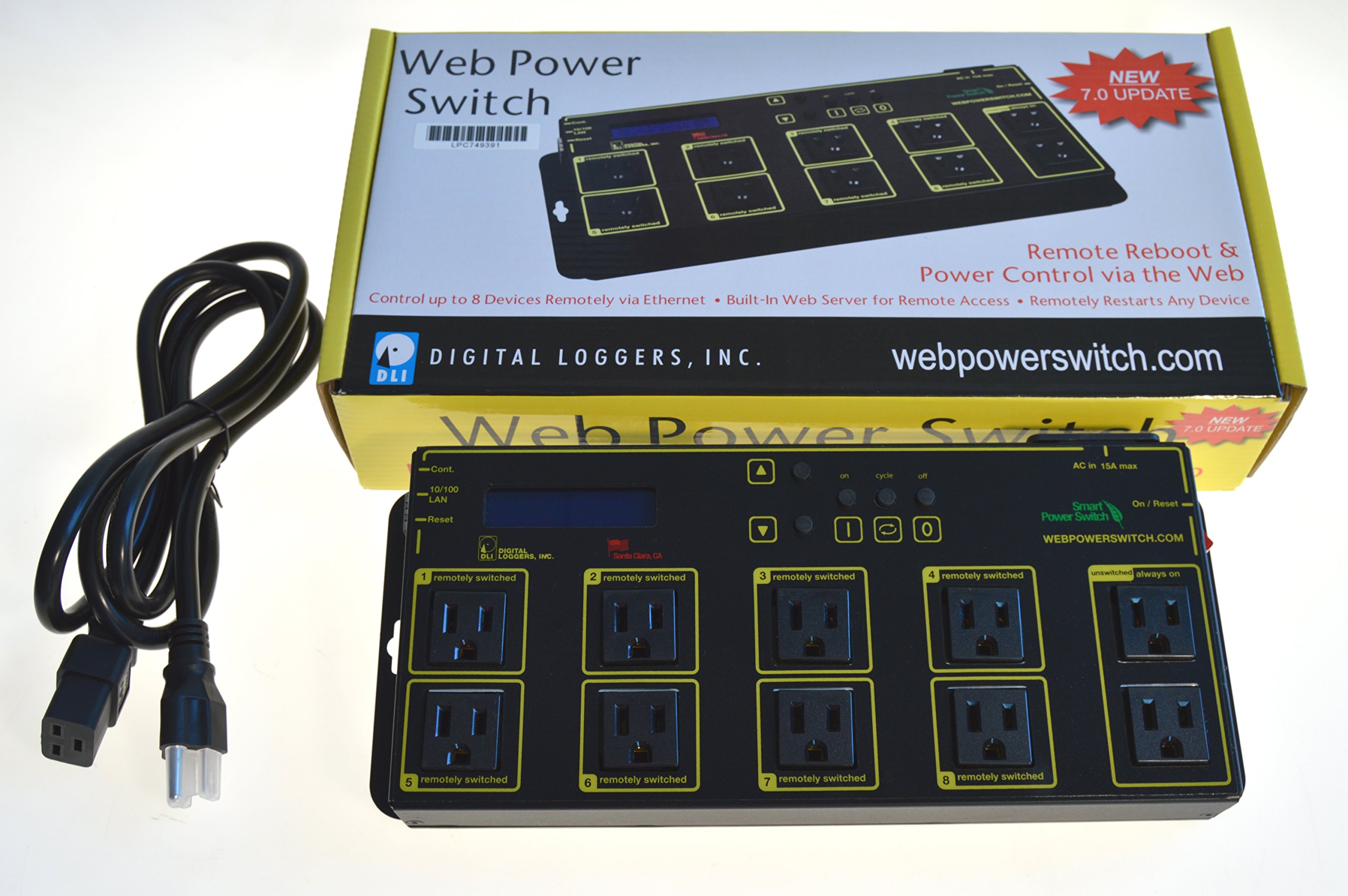 Digital Loggers Web Power Switch Pro Ethernet Wireless Control