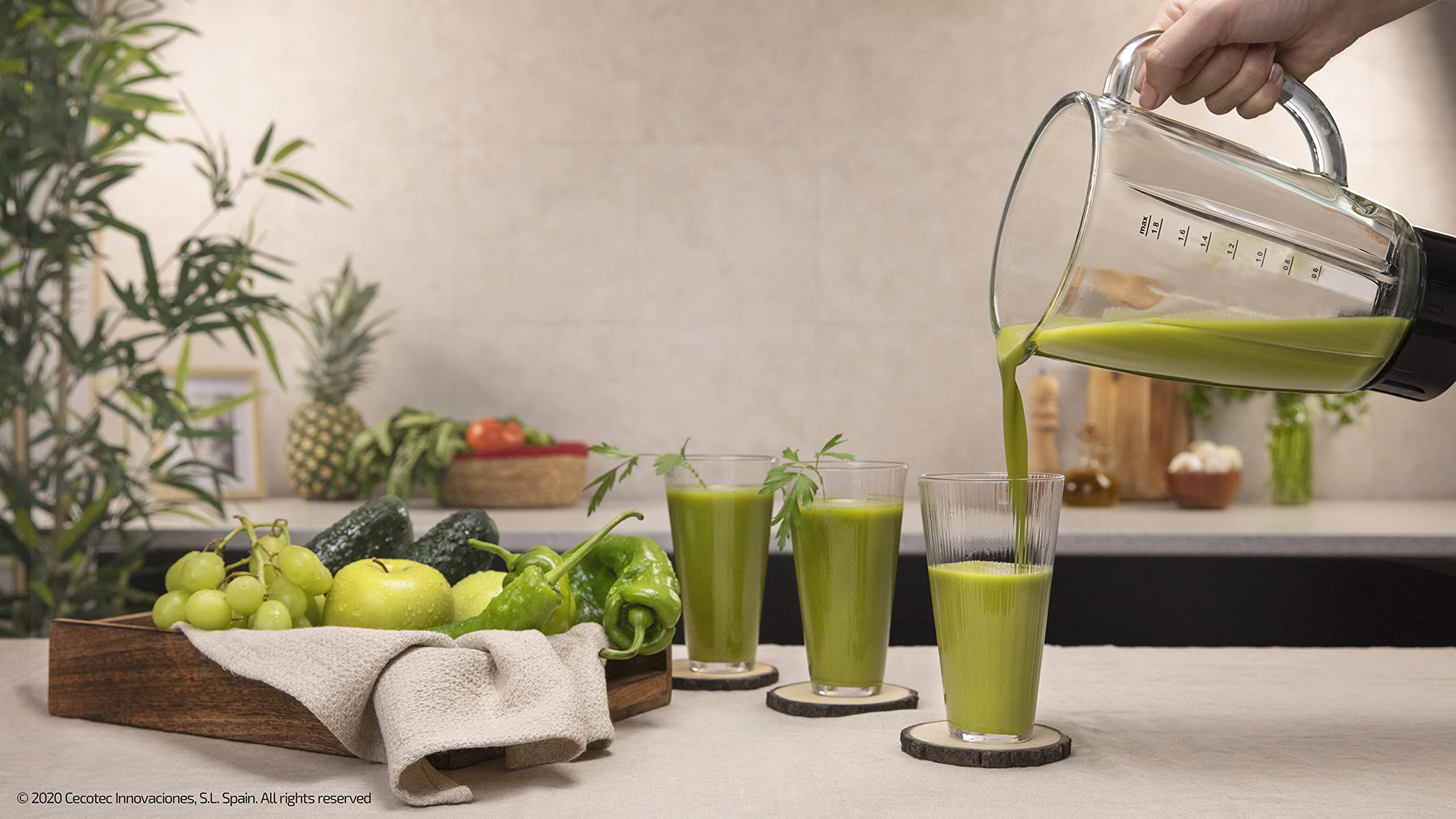 Cecotec 4140 - Batidora de vaso Power Black Titanium 1300 PerfectMix