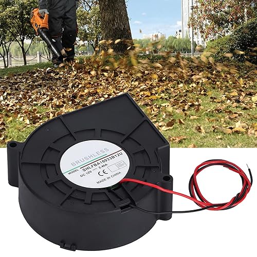 Miniatura 2 de Ventilador de ventilador de enfriamiento, ventilador turbo de doble rodamiento de bolas de 12 V 2.4 A, refrigeración sin escobillas, mini