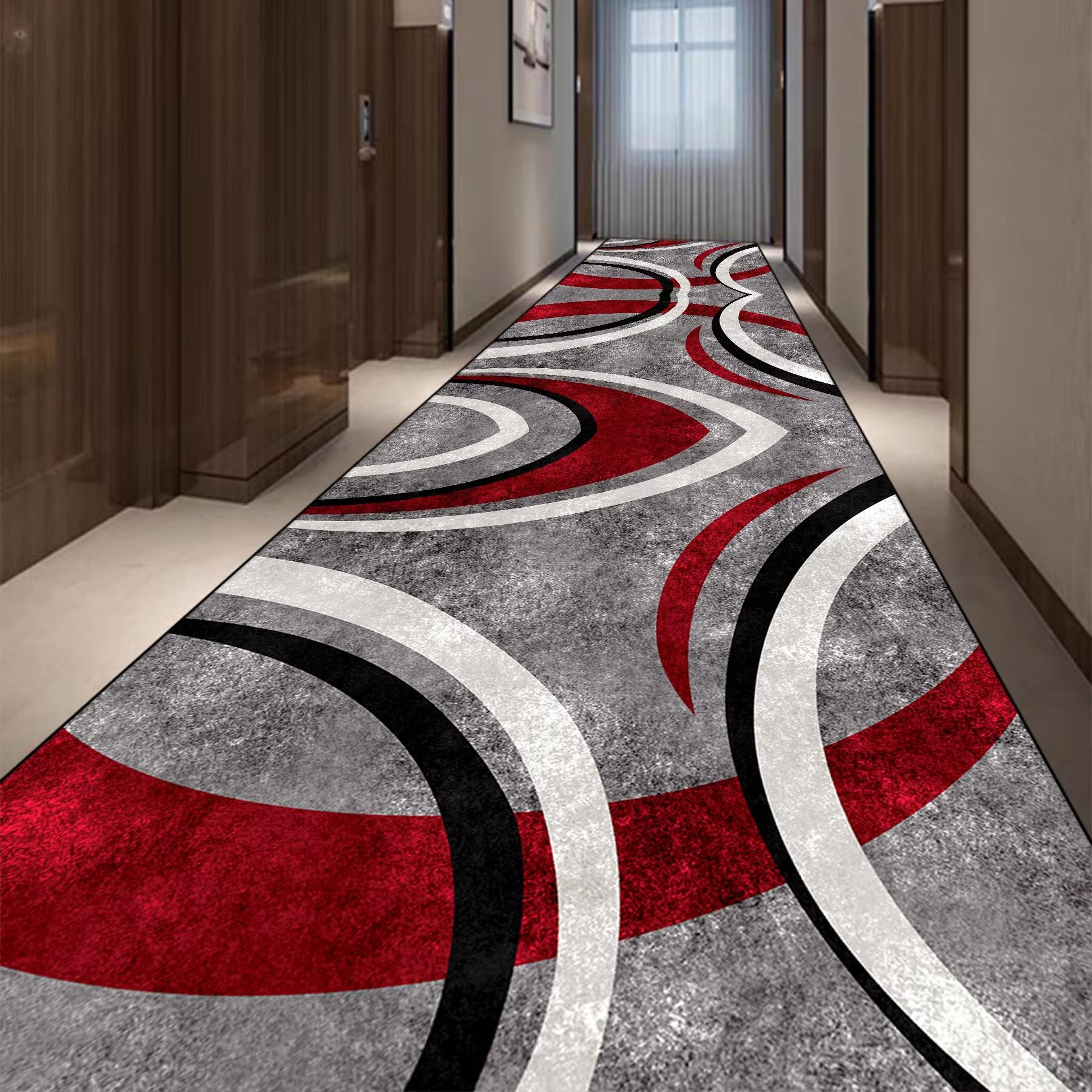 Tapis de couloir lavable et antidérapant pour entrée sécurisée de 40x120 cm