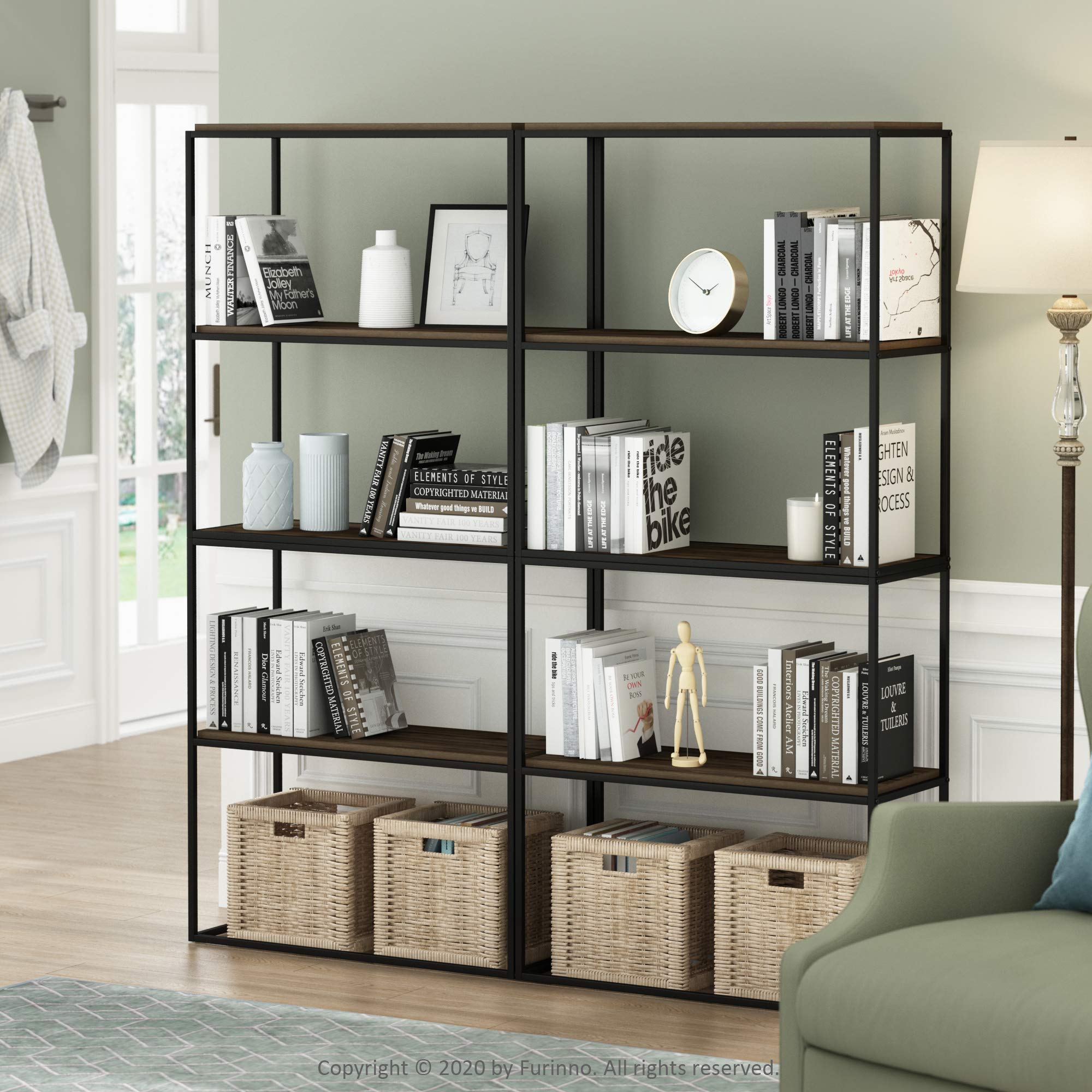 Amazon.co.jp: フリノ(Furinno) Moretti Modern Lifestyle ワイド