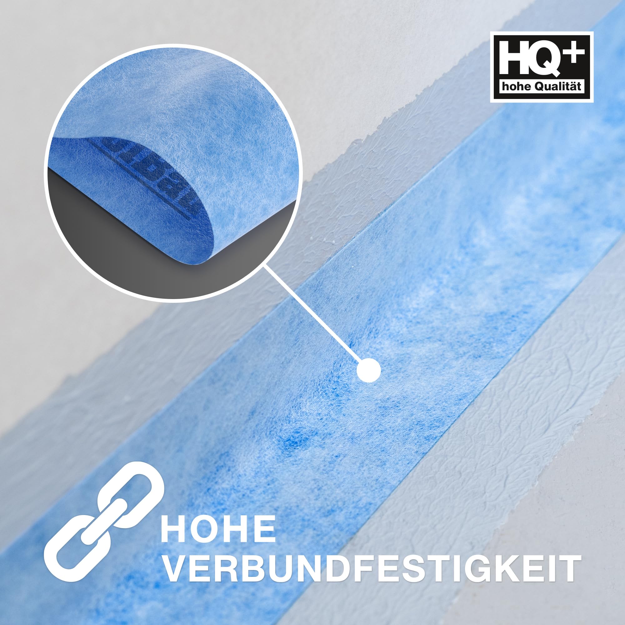 Isolbau Dichtband P3 Blau - 100 m Abdichtband Wasserdichtes Dichtungsband für Sanitär, Dusche, Bad und Fliesen, Balkon und Terrasse, Abdichtung für Innen- & Außenbereich Isolierung - 120 mm
