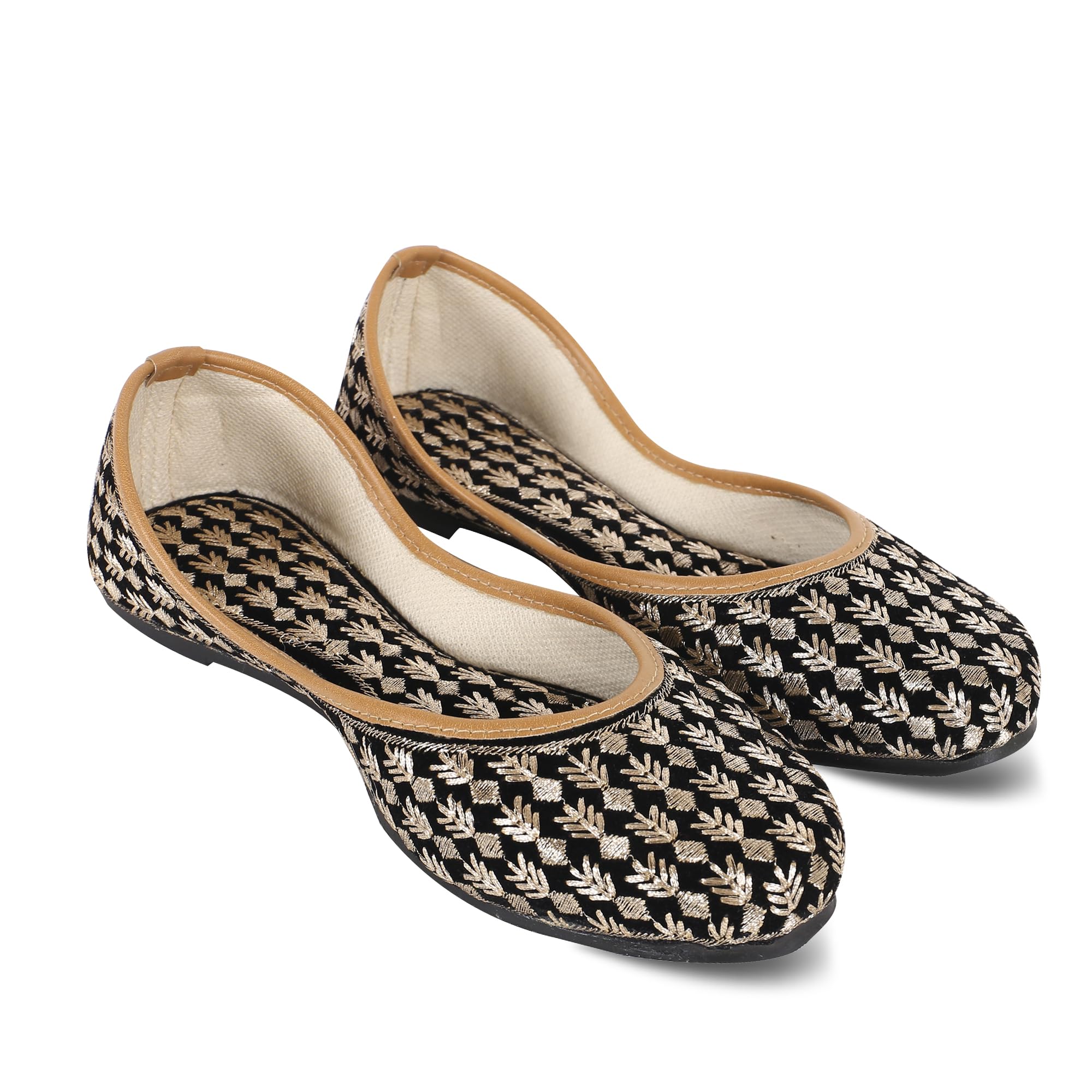 Women’s Embroidered Punjabi Mojaris Jutti’s Juti Shoe-image-3