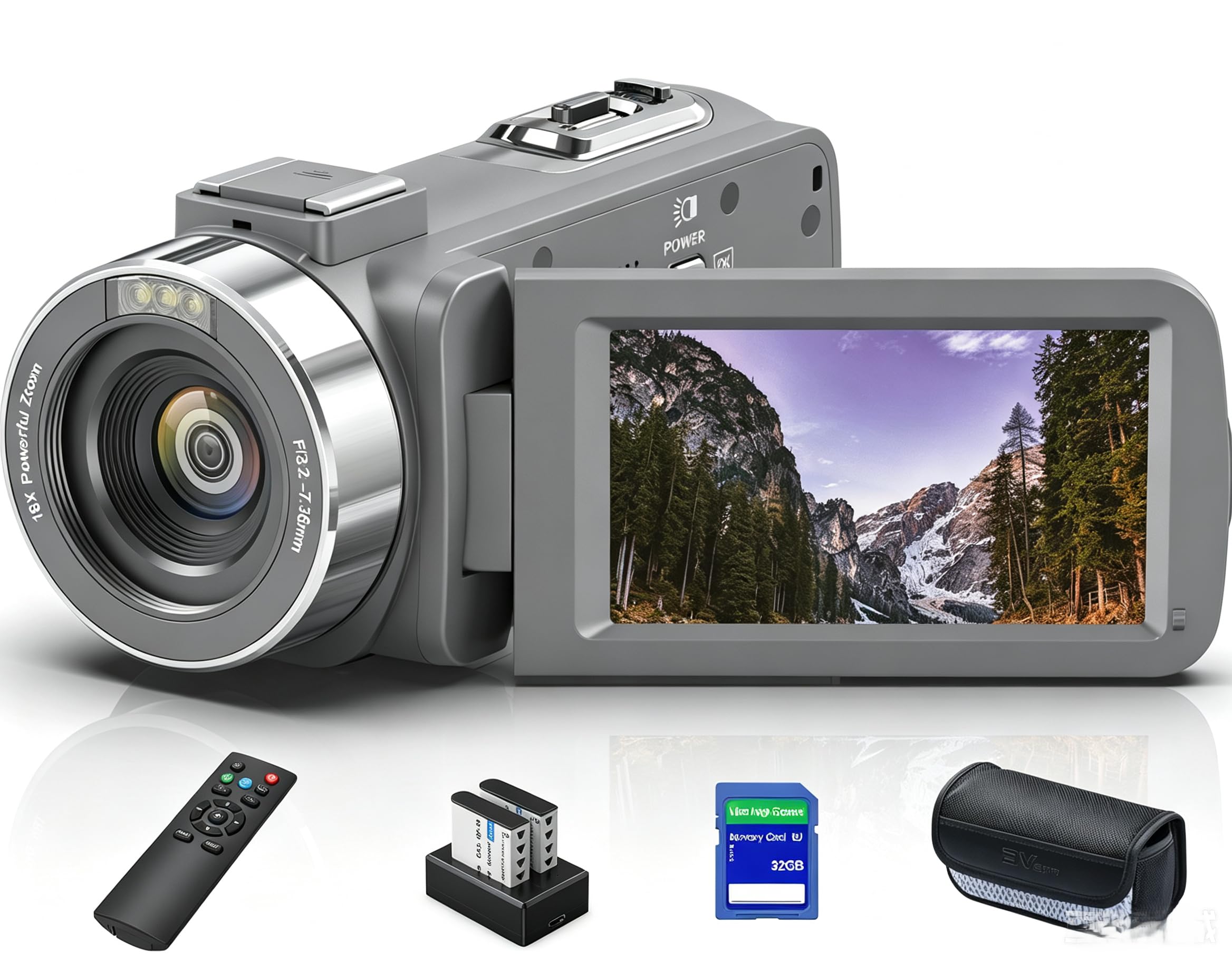 OLESIT 8K 64MP Video Camera Camcorder