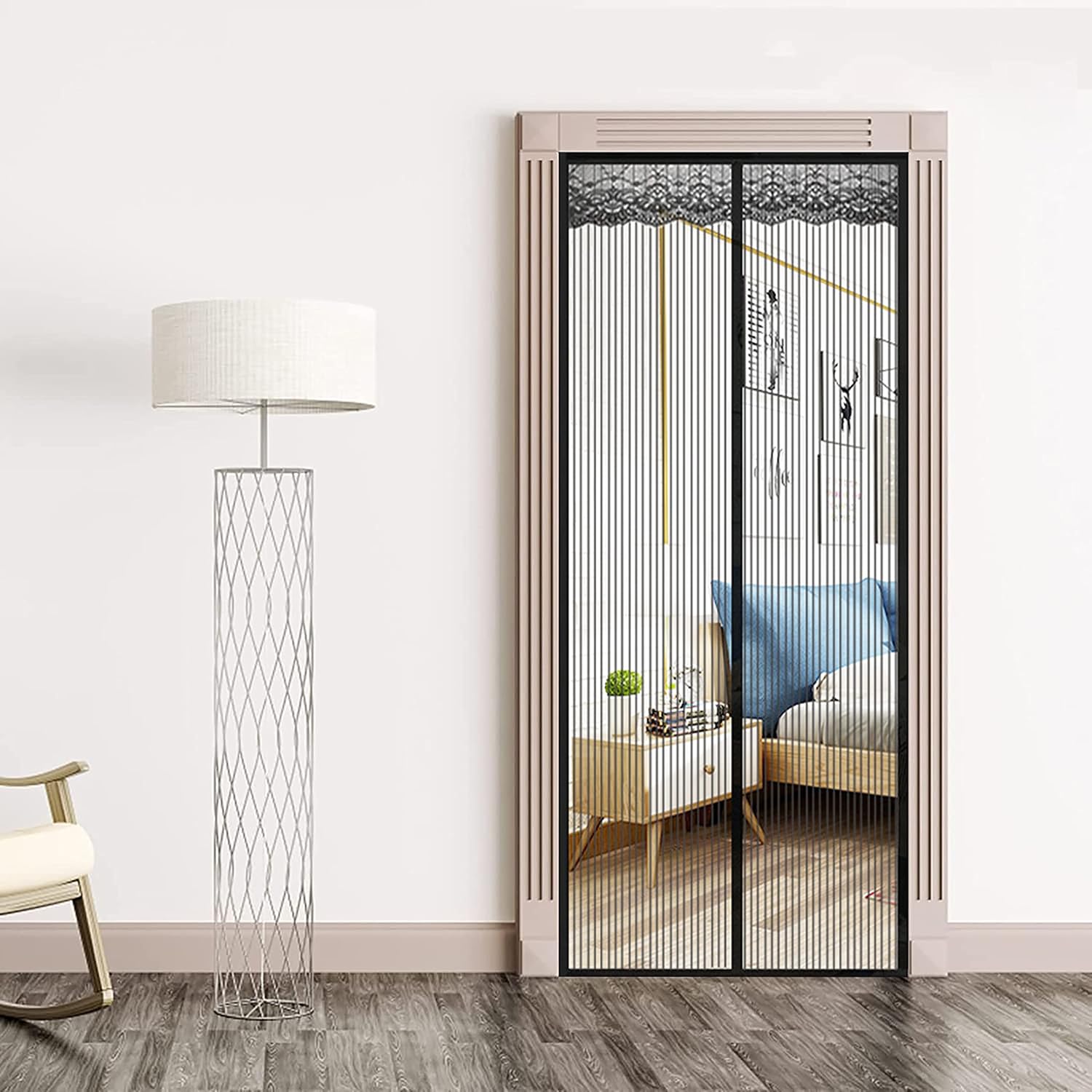 Screen Door, Self Closing Screen Doors with Pet and