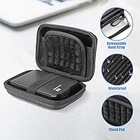 Vista 2 de ProCase - Funda para disco duro portátil para Canvio Basics Western Digital WD Elements My Passport Seagate Backup Plus Slim 1TB 2TB 3TB 4TB USB