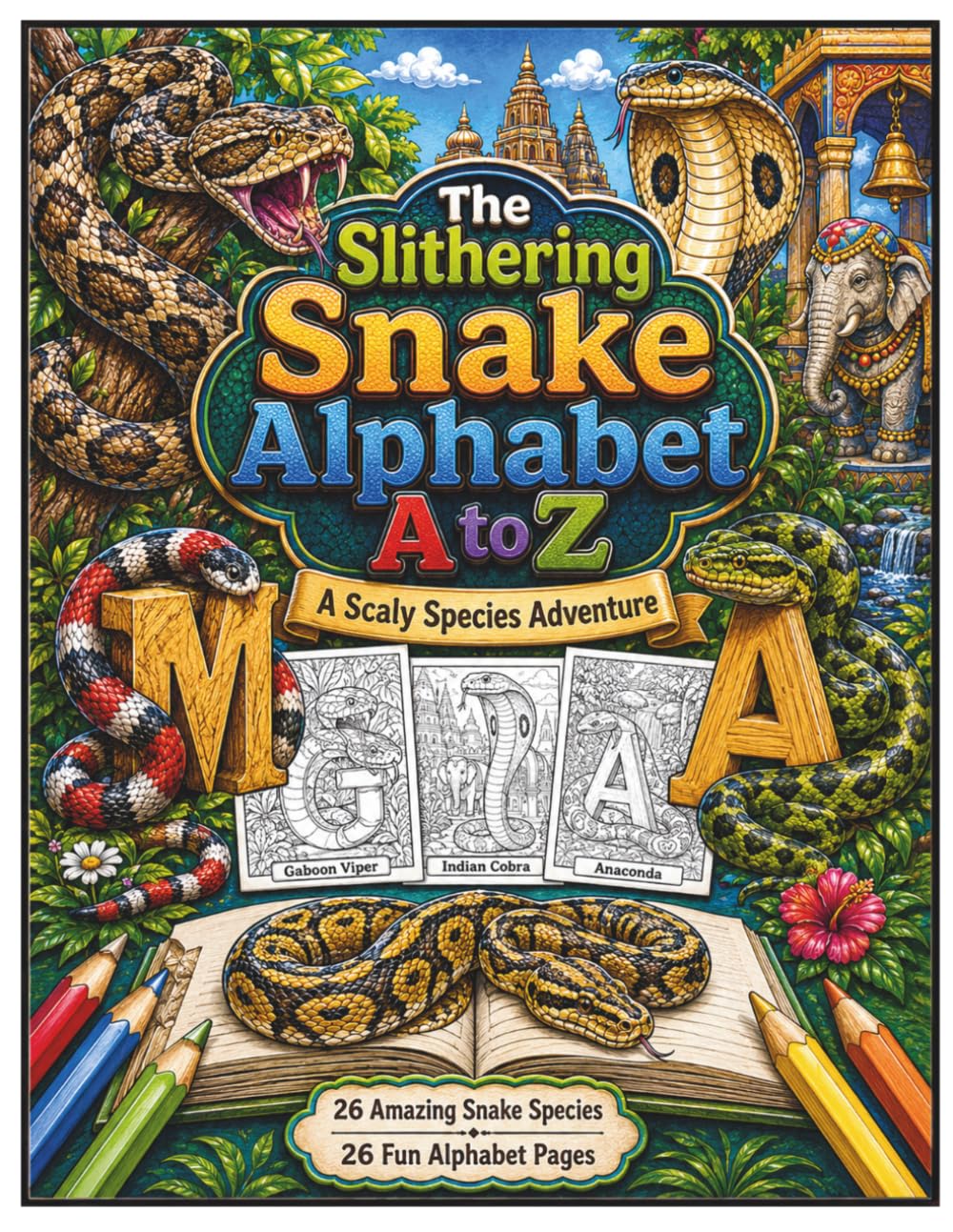 The Slithering Snake Alphabet A to Z: A Scaly Species Adventure