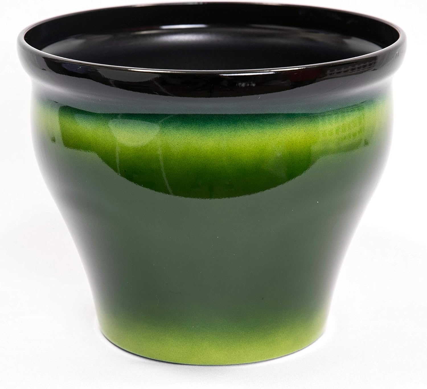 Macetero de 10 x 8 pulgadas con aspecto pulido, maceta para guardería, interior, exterior, jardín, patio, oficina, adornos para decoración del
