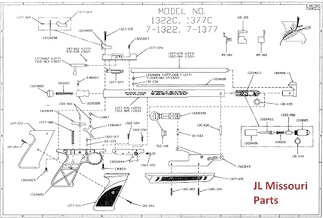 Jl Missouri Parts Crosman 1377 C Pistol Valve Assembly Complete Bb Pellet Gun Air Rifle Part 1322a013 1322c013 Oem By Rifles Amazon Canada