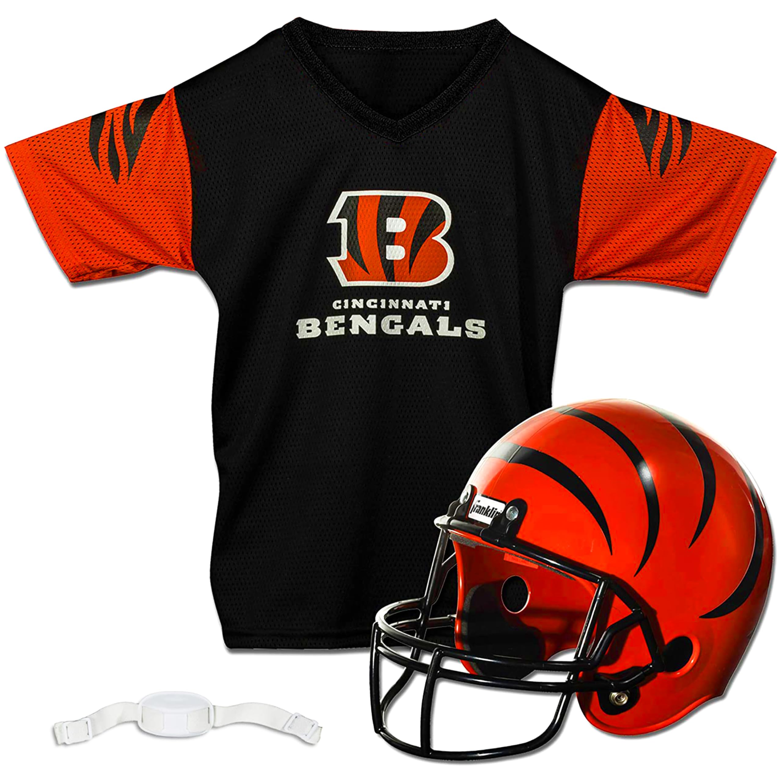 NFL Kids Helmet + Jersey Sets - Youth NFL Team Uniform Sets - Costume Set - Helmet, Jersey + Chinstrap-Medium