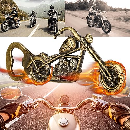 Miniatura 3 de Abrebotellas de cerveza para motocicletas, regalos de cumpleaños y Navidad para hombres, mujeres, marido, novio, regalos de cerveza para hombres,