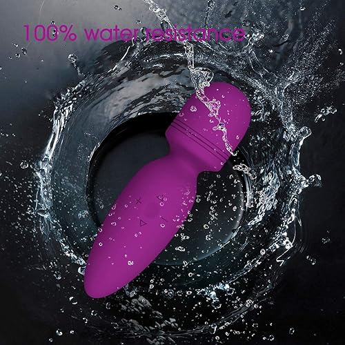 Miniatura 5 de Mini varita masajeadora de mano, silenciosa, portátil, masajeador personal de silicona, inalámbrico para cuello, hombro, espalda, masaje corporal