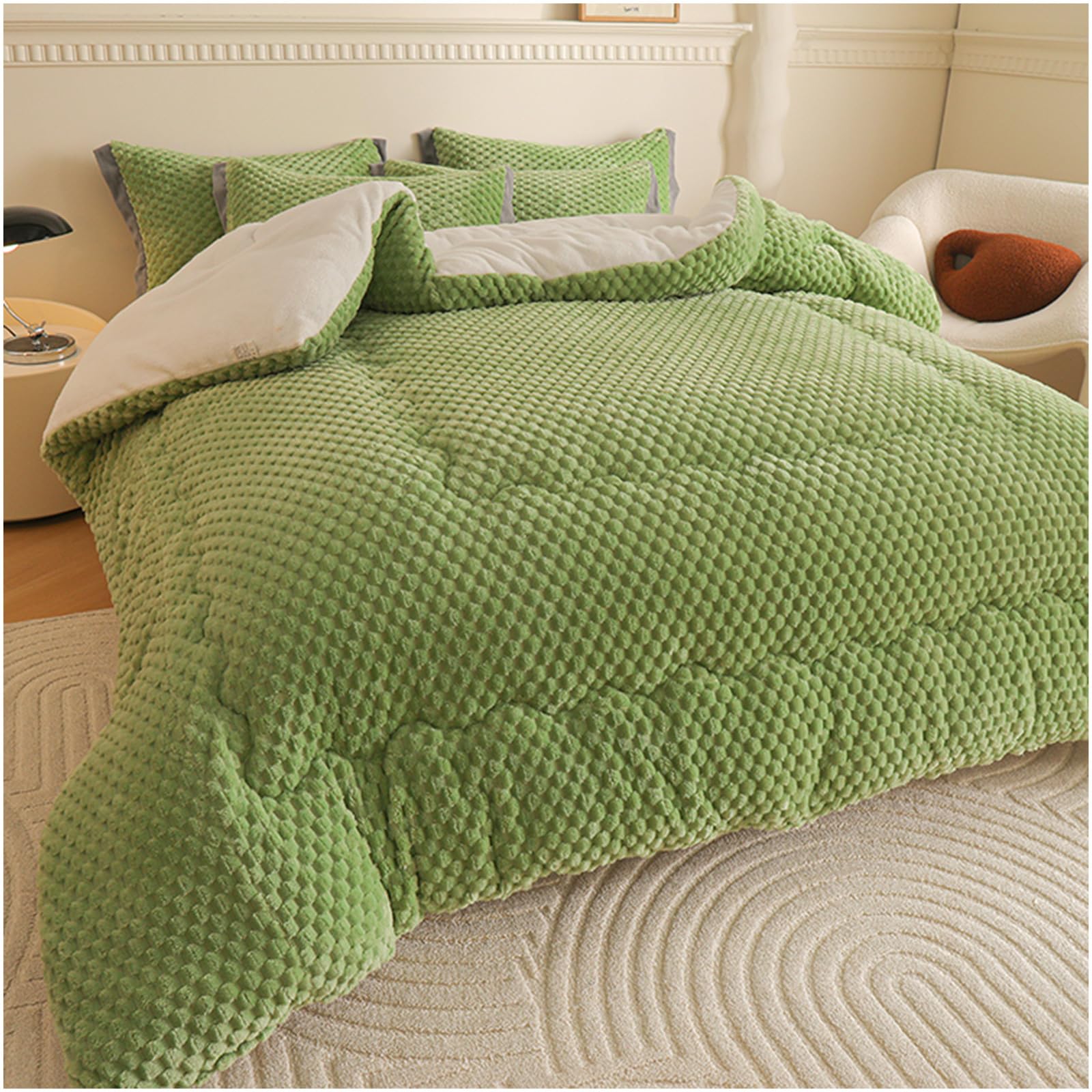 Couettes en peluche respirantes ZTGL chaud consolateur 2 personnes pour chambre adulte