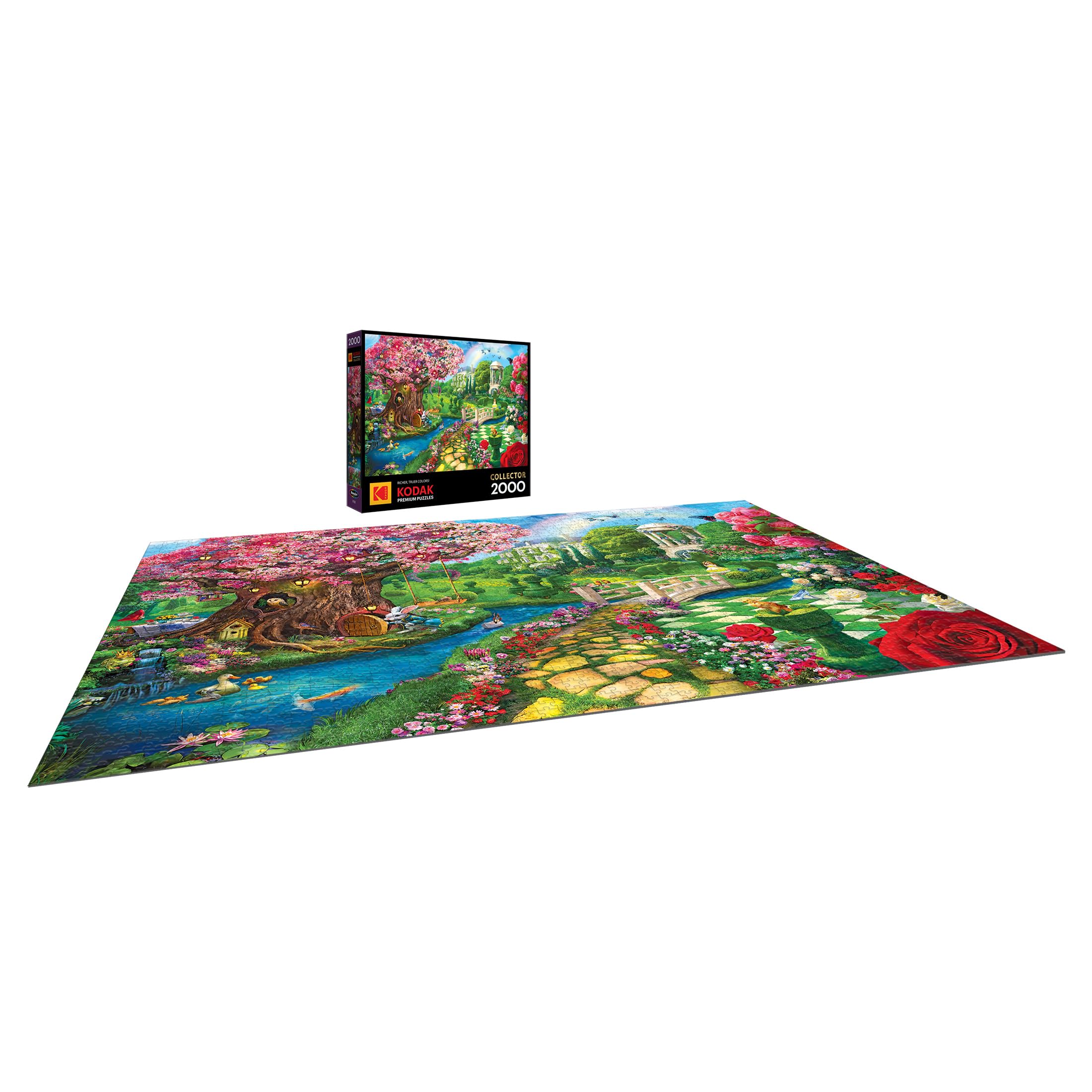 Amazon.com: RoseArt - Kodak Premium - Spring Garden 2000 Piece