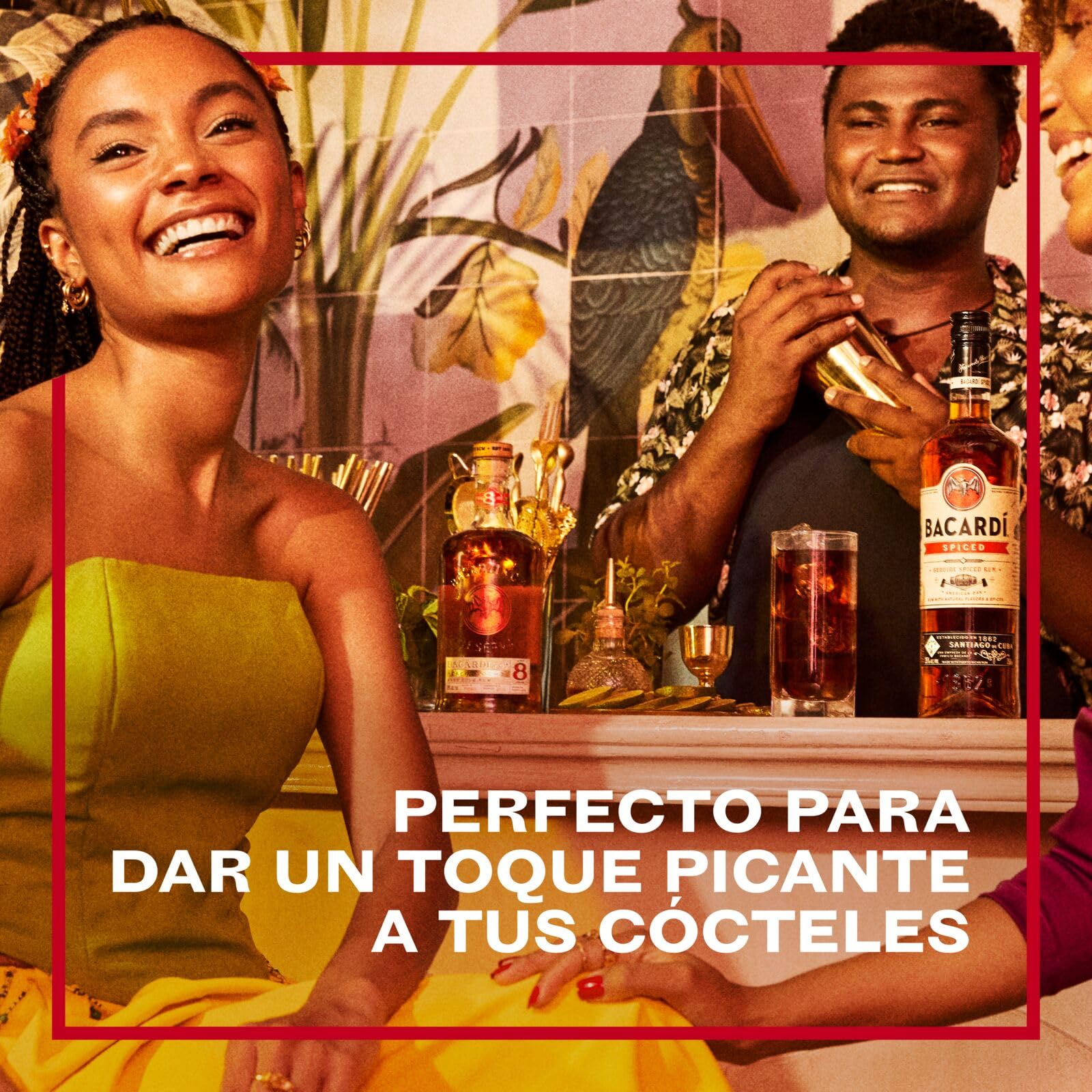 Ron BACARDÍ Spiced 35% 70 cl 700 ml licor envejecido en barrica con aromas naturales y especias