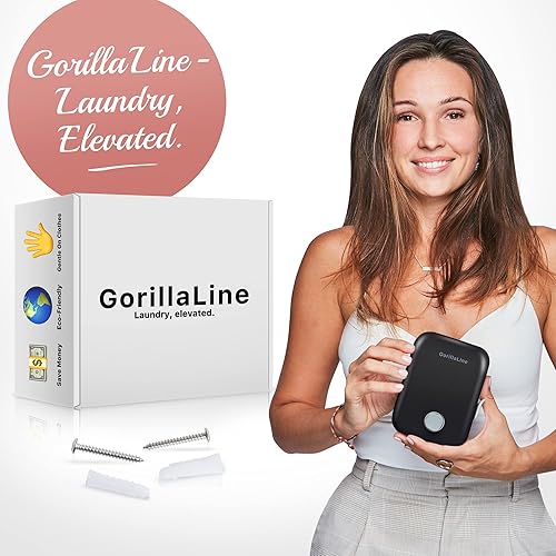 Miniatura 7 de GorillaLine - Línea de ropa retráctil para interiores y exteriores Línea de lavandería de secado de ropa resistente Línea de ropa de tendedero