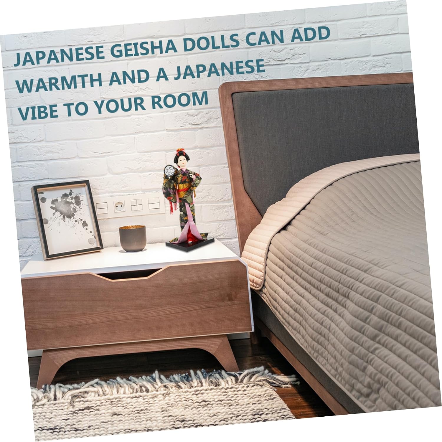 Japanese Style Geisha Kimono Doll Geisha Doll Japanese Decorations Hotel Ornament