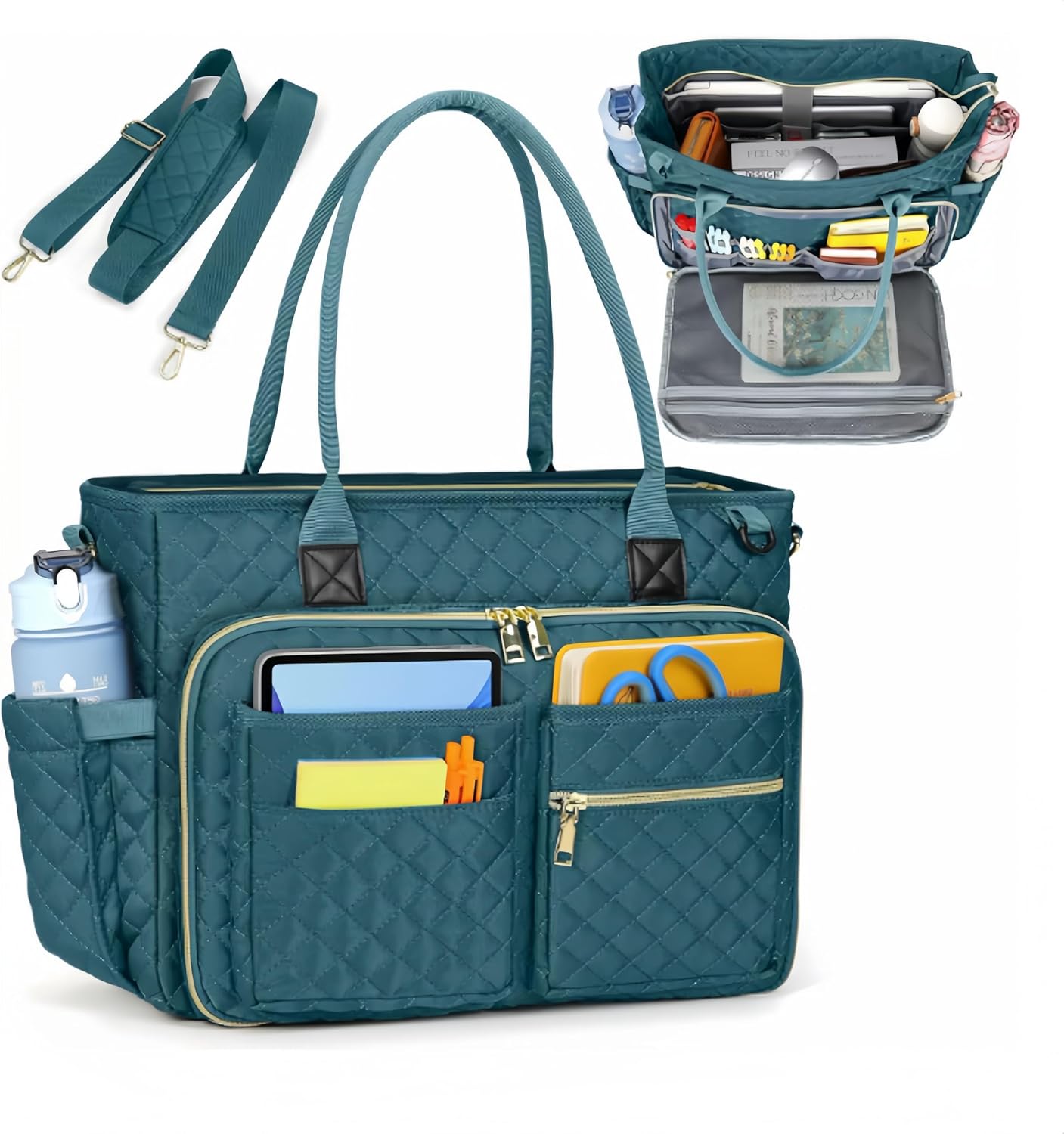 Aylashine Nurse Tote Bag for Women,Work Laptop Tote, with Insulated Pocket Briefcase for Office,College, Nursing.
