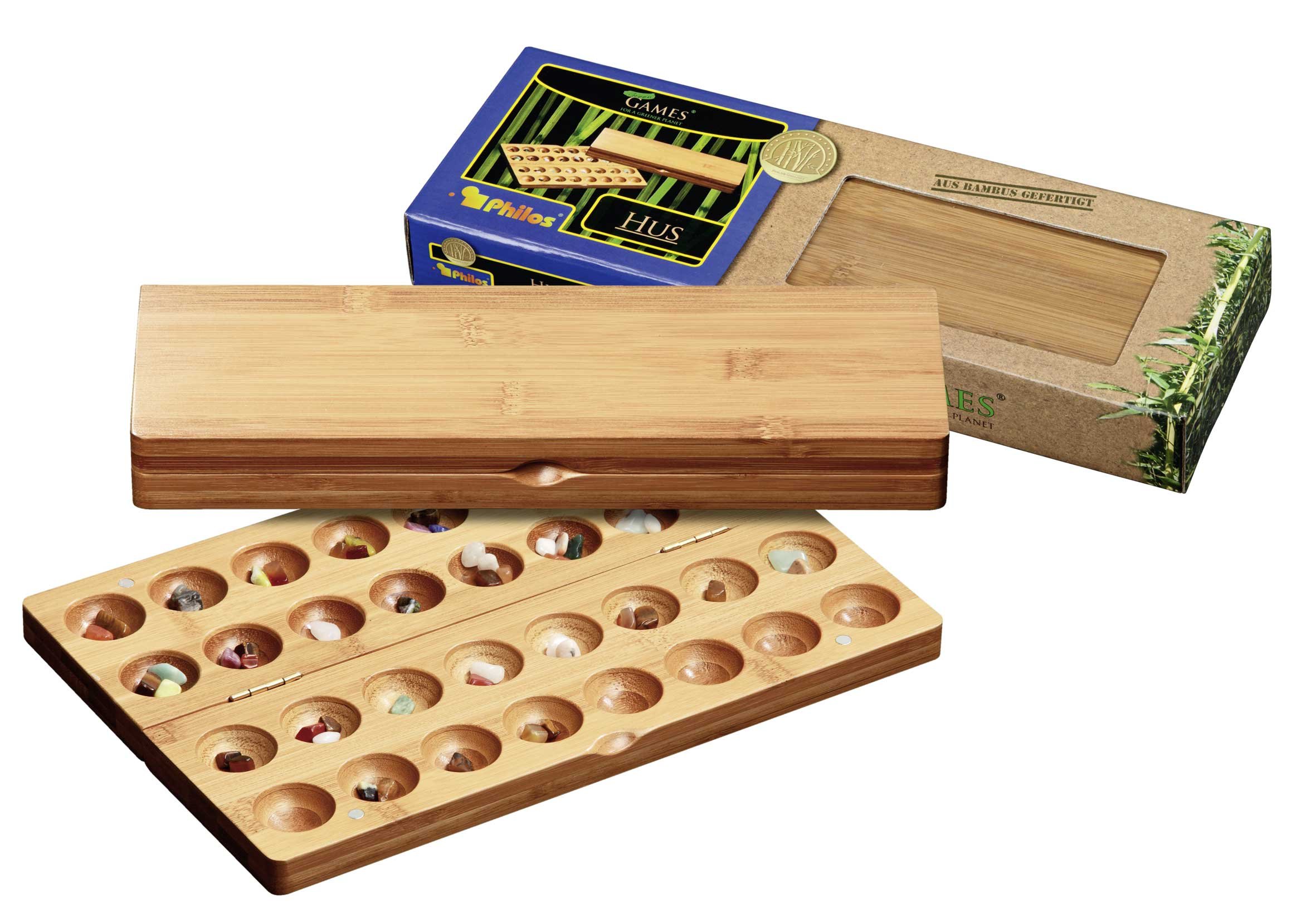 Philos 3257 Puzzle Games Hus, Bamboo, Small, Light Brown