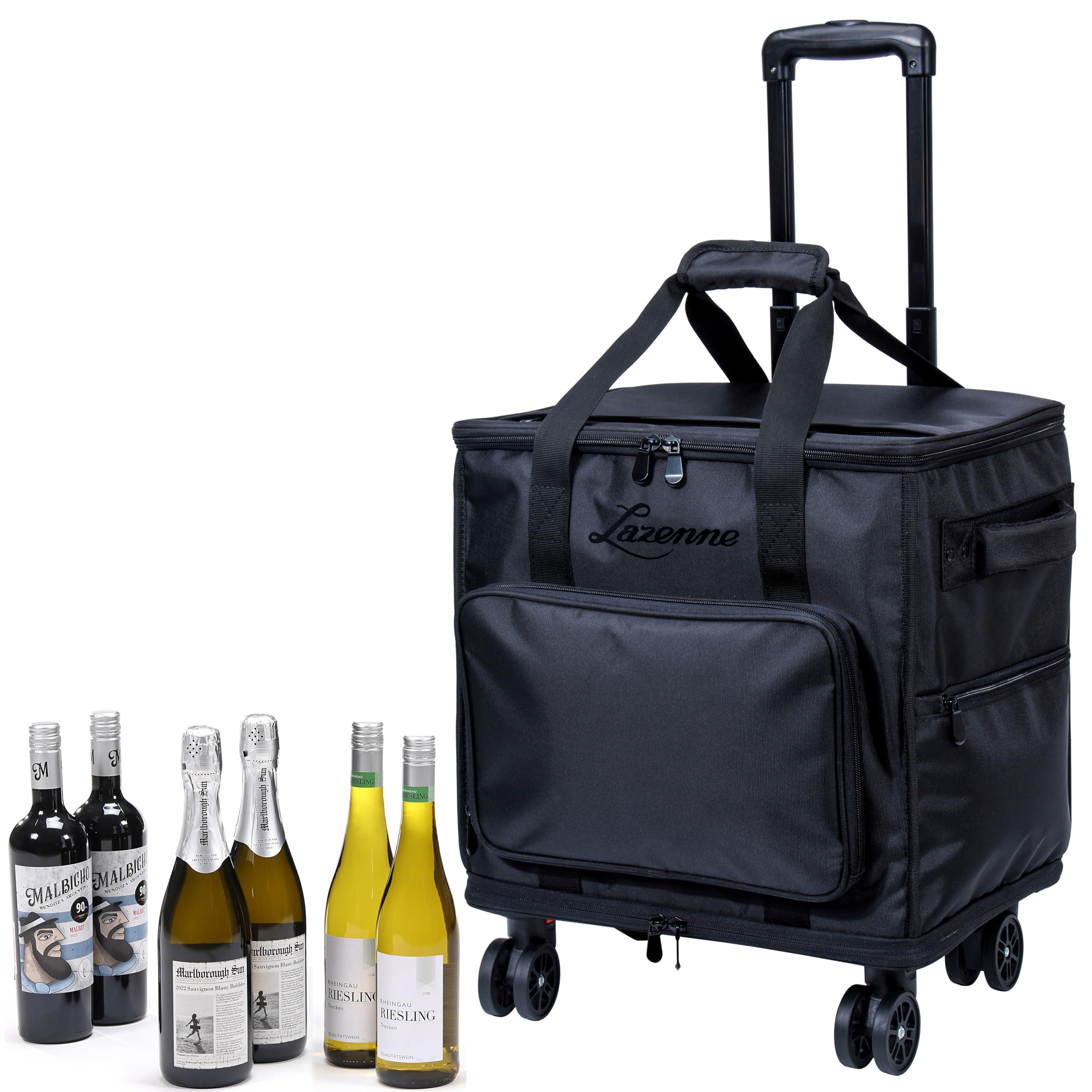 Sac Isotherme Bouteille Vin - Sac de Voyage pour Bouteilles de Vin - Porte Bouteille Vin pour Professionnel et Amateur