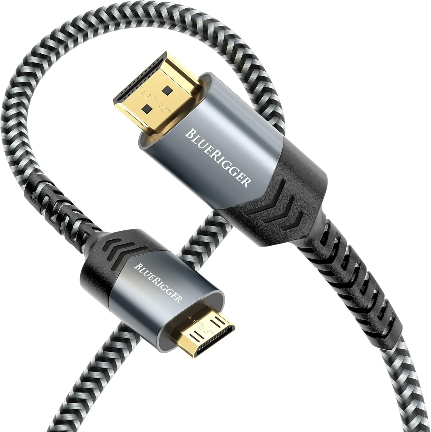 BlueRigger Mini HDMI to HDMI Cable (3M, 4K 60Hz HDR, Bidirectional High Speed HDMI 2.0 Cord, Audio Return) – Compatible with DSLR Camera, Camcorder, Graphics/Video Card, Raspberry Pi Zero W BlueRigger Mini HDMI to HDMI Cable (3M, 4K 60Hz HDR, Bidirectional High Speed HDMI 2.0 Cord, Audio Return) – Compatible with DSLR Camera, Camcorder, Graphics/Video Card, Raspberry Pi Zero W