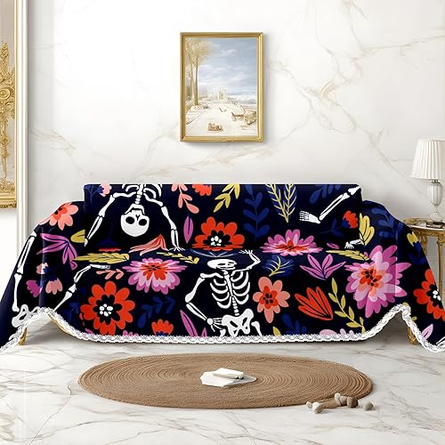 Miniatura 8 de Funda de sofá con diseño de cola de sirena mágica, funda de sofá estampada azul, resistente a las manchas, protector universal de muebles