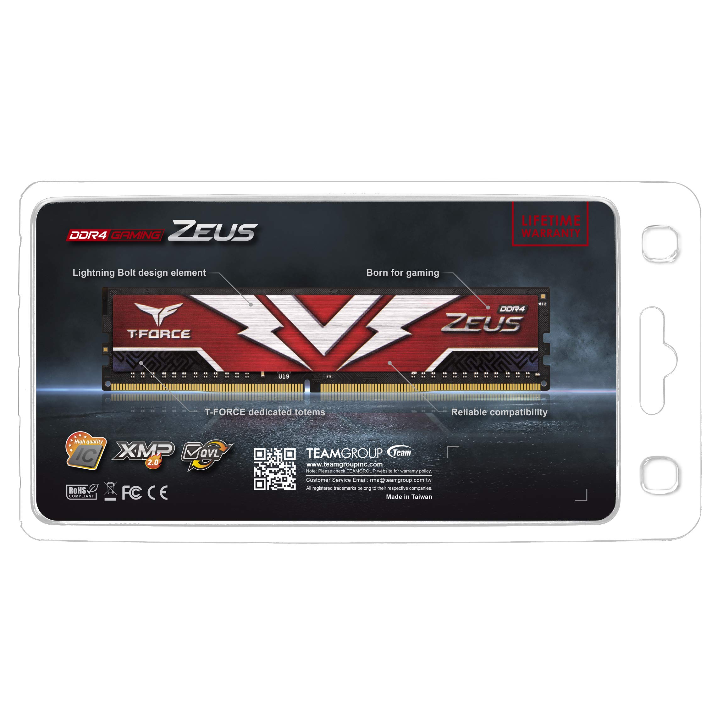 TEAMGROUP T-Force Zeus - DDR4 - Kit - 32 GB: 2 x 16 GB