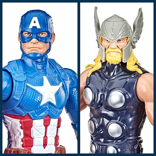 Miniatura 3 de Marvel Titan Hero Series - Paquete múltiple de figuras de acción 6 figuras de acción juguetes de 12 pulgadas cómics inspirados para niños de 4 años