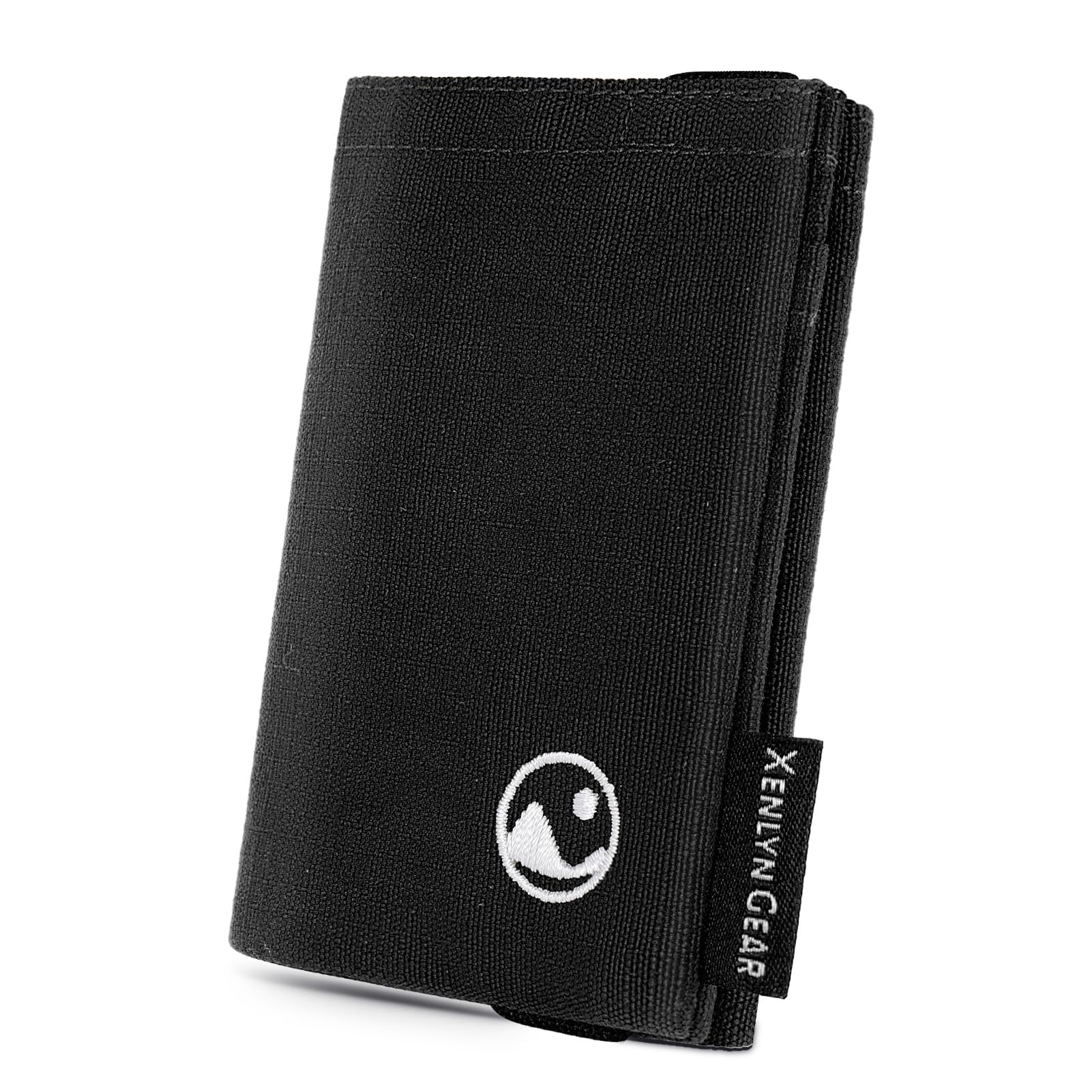 XENLYN GEAR Front Pocket Wallets for Men – Nylon Fabric Minimalist Wallet Slim Thin Trifold with Cash Compartment and 3 Slots Hold 12 Credit Cards in