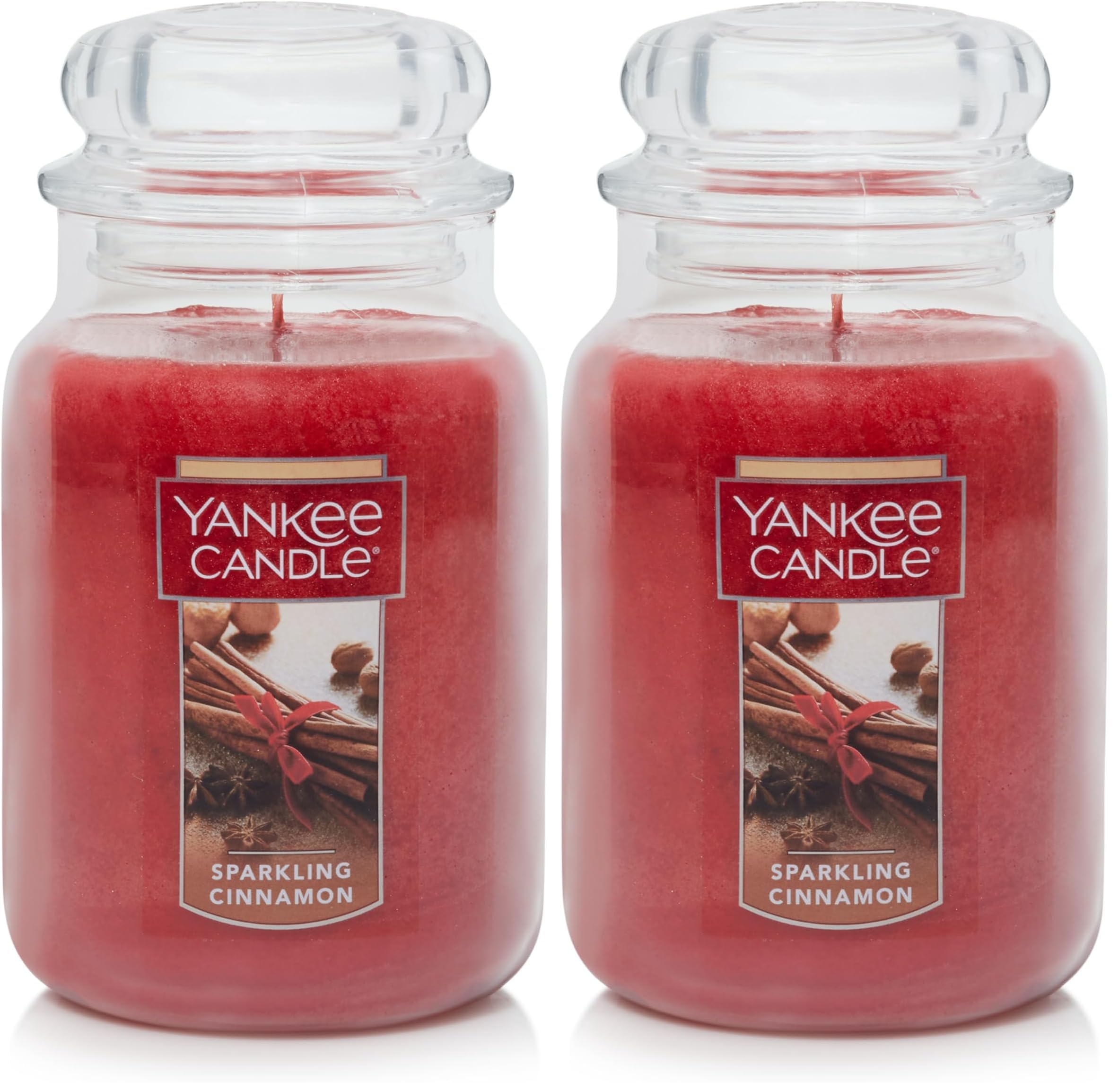 値下げしました！YANKEE CANDLE Amazon.com: Yankee Candle Sparkling Cinnamon Scented, Classic 22oz