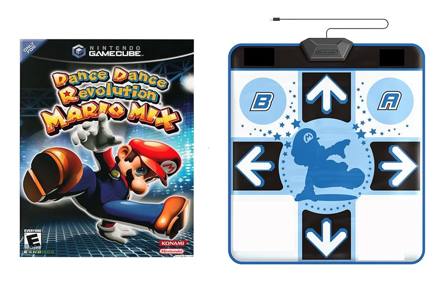 Dance Dance Revolution Mario Mix with Generic Dance Pad