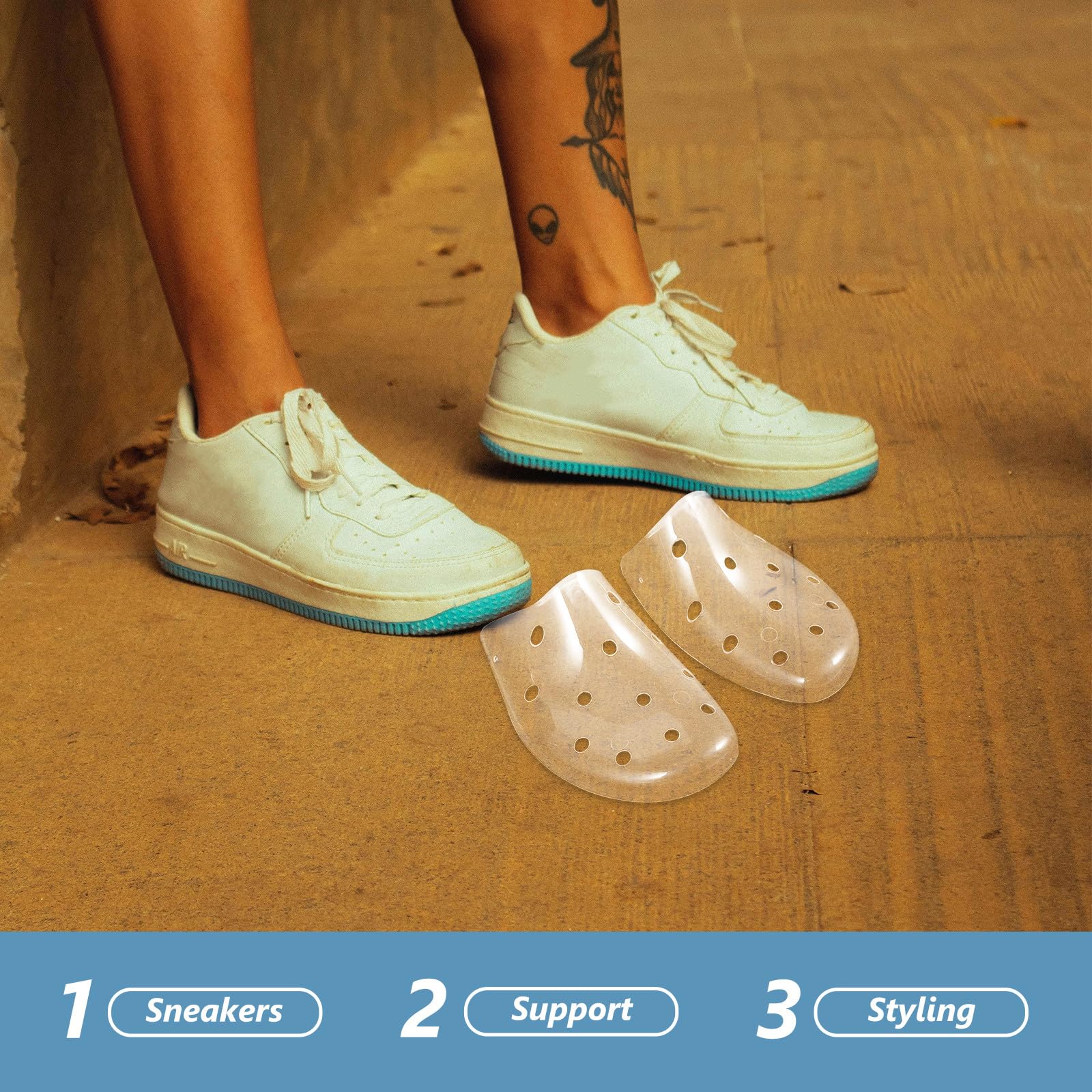 Ciieeo Embauchoirs Protège les Plis en Pp Transparent Maintien Forme, Usage Polyvalent, Taille 35-37 pour Chaussures Hommes et Femmes