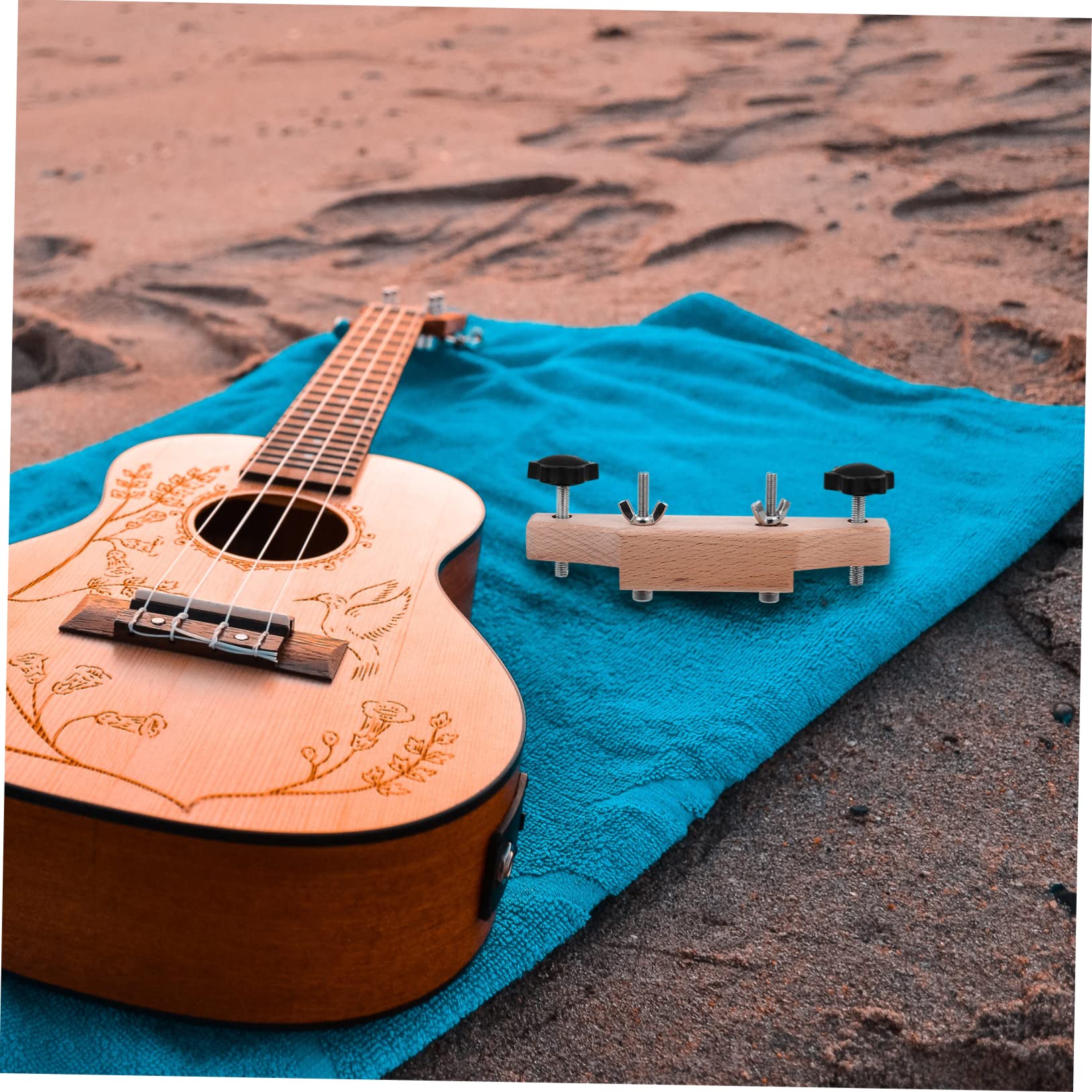 Toyvian 3 Zestawy Klips Do Mostka Gitarowego Produkt Do Naprawy Gitary Akustycznej Oprawa Lutnicza Zacisk Mostka Gitara Oprawa Gitary Lutniczej Akcesoria Pielęgnacyjne Opieka Metal Chwyt