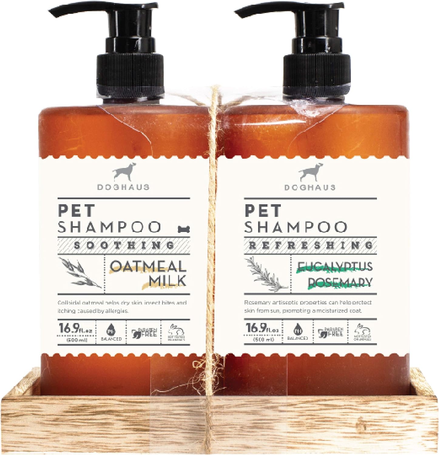 Doghaus TwoPack Dog Shampoo Multi Scent Dog Shampoo