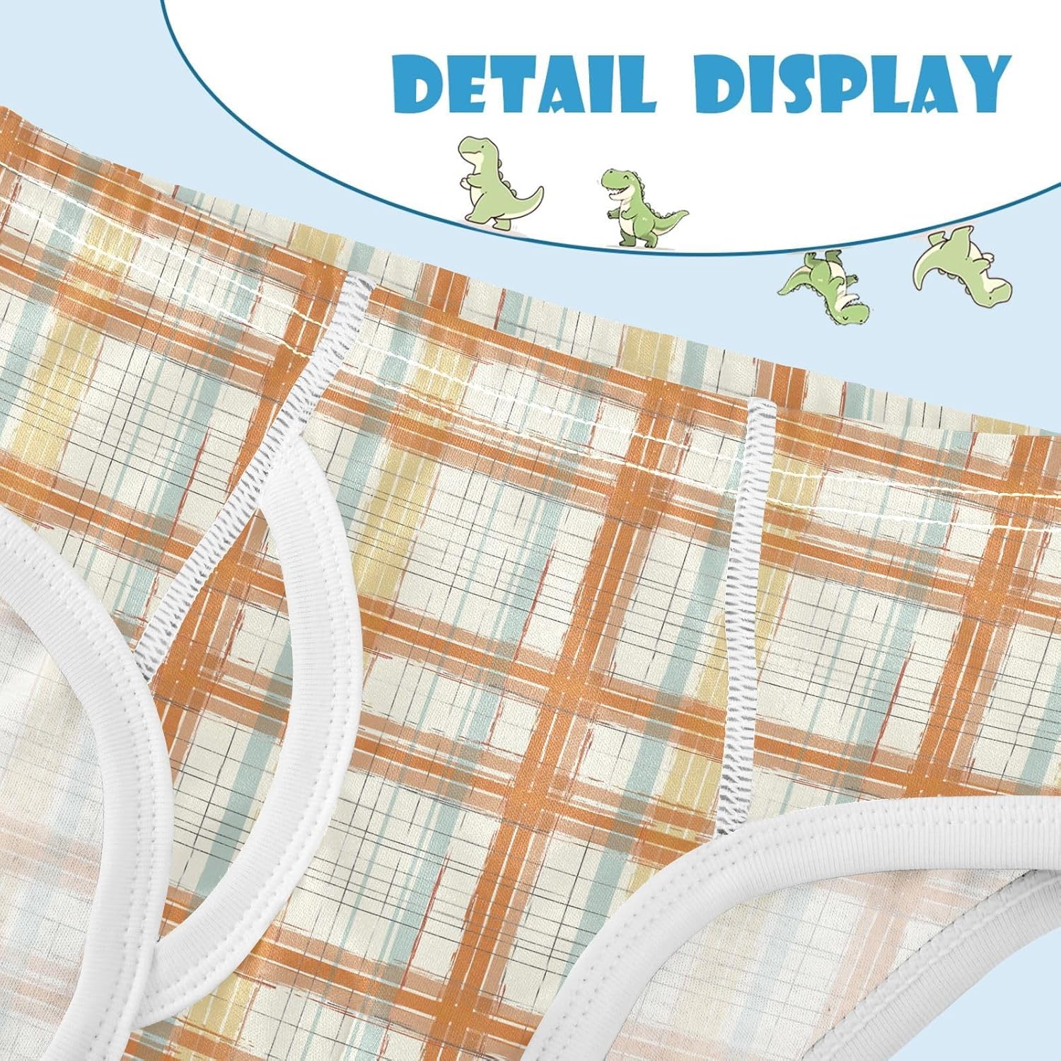 visesunny Boys Potty Training Underwear Handpaint Graffiti Vertical Stripe Breathe Cotton Briefs Size 2T-8Y for Toddler
