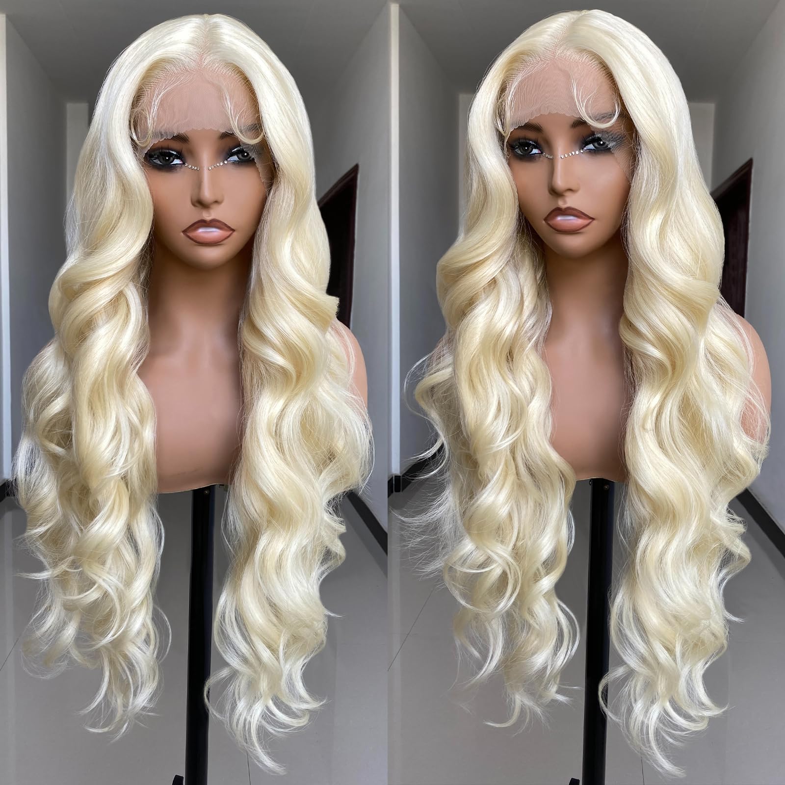 Photo 1 of SISgrace 613 Platinum Blonde Lace Front Wig