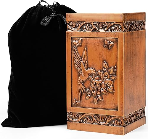 Urnas de cremación para cenizas humanas para adultos, hombres o mujeres, urna conmemorativa decorativa de madera para cenizas de cremación, hombres,