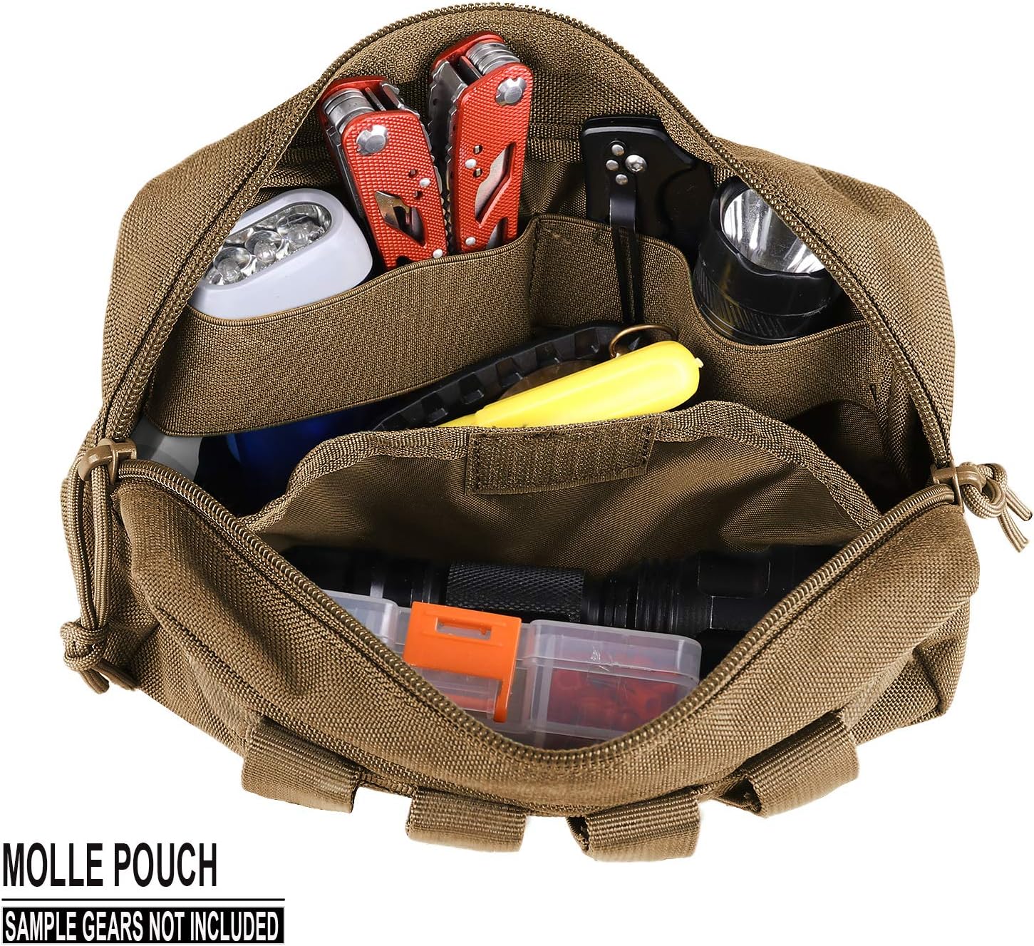 AMYIPO MOLLE Pouch Multi-Purpose Compact Tactical Waist Bags Utility Pouch