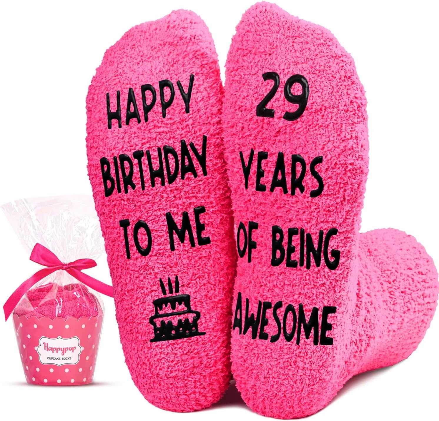 HAPPYPOP Birthday Gift Ideas for Women - Socks for 26 27 28 29 30 Year Olds Women