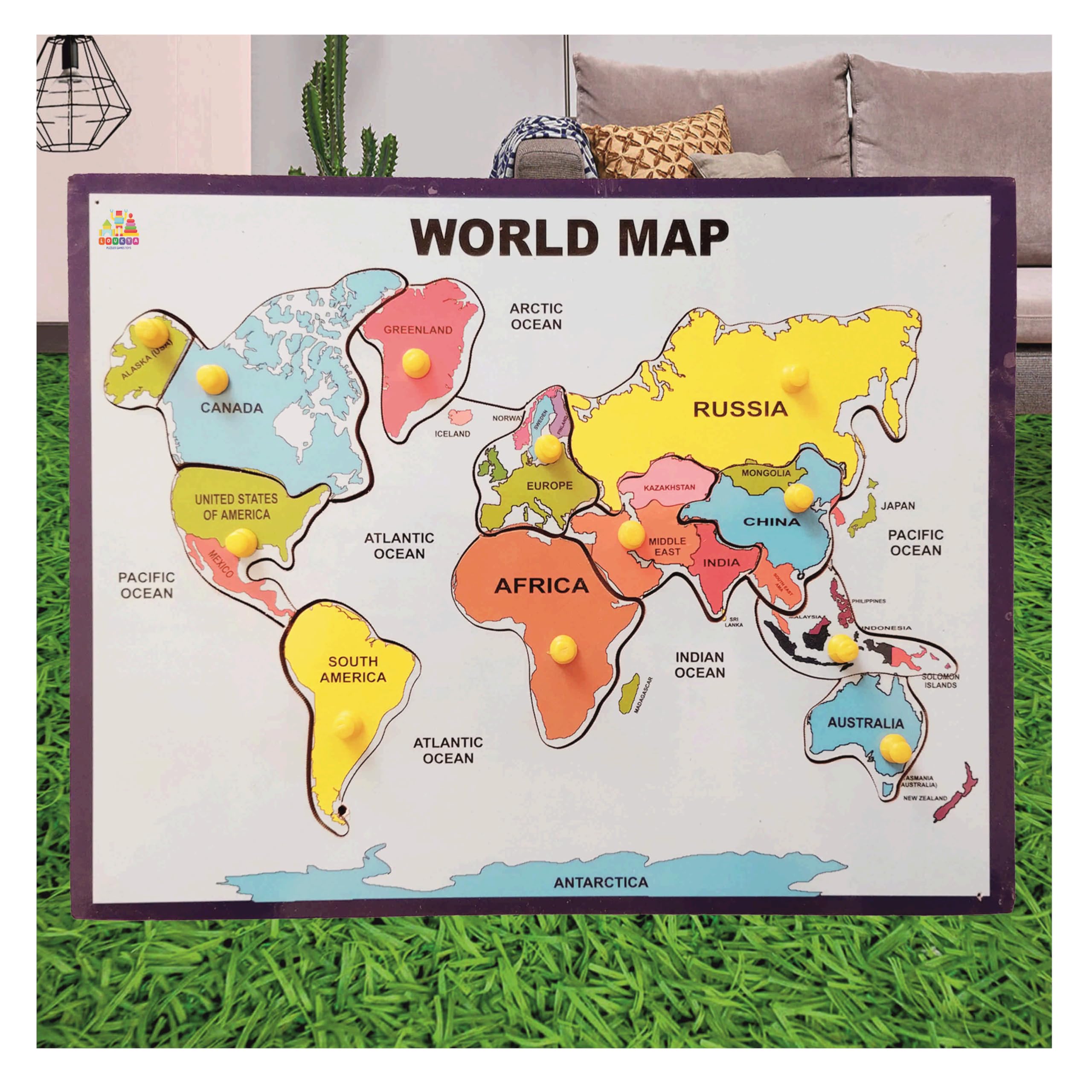 See full amazon price history chart for LOUKYA Wooden World Map Puzzle Board For Kids - Age 2-5 Years LOUKYA Wooden World Map Puzzle Board For Kids - Age 2-5 Years (B0CNW4H71P) Amazon Price History, Amazon Price Tracker