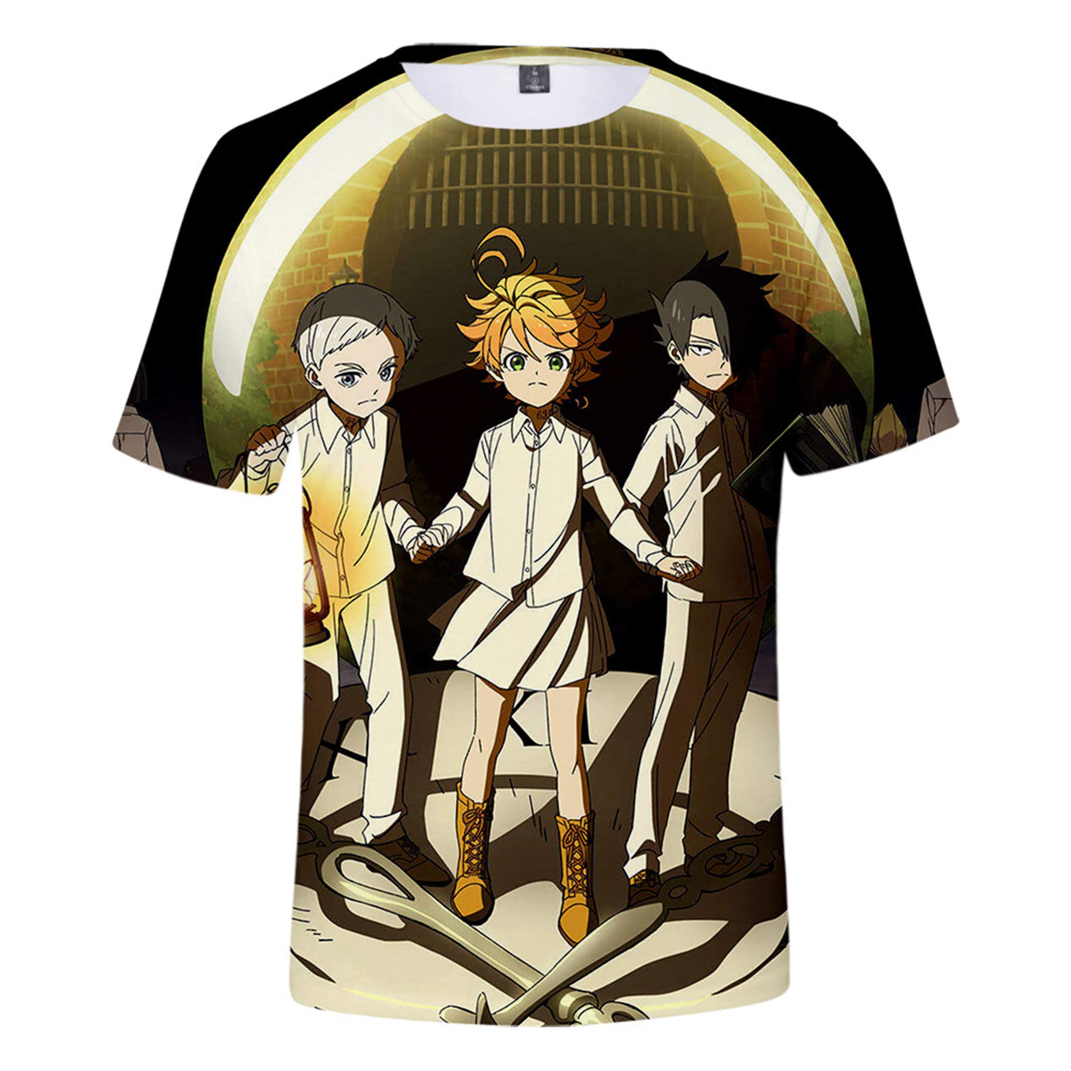 The Promised Neverland Shirt Anime Cosplay T-Shirt Top for Teens Women/Men