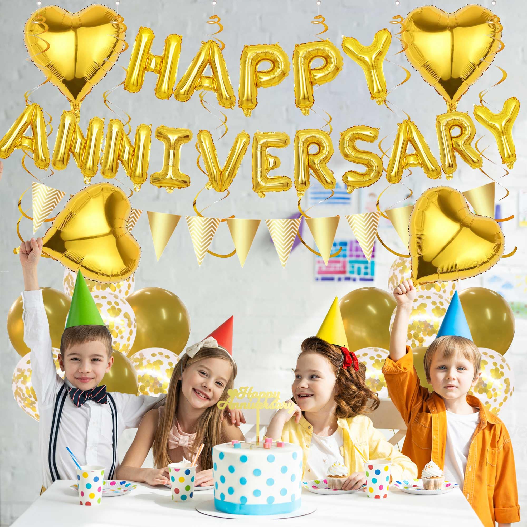 Happy Anniversary Banner Wedding Decorations - Image 4