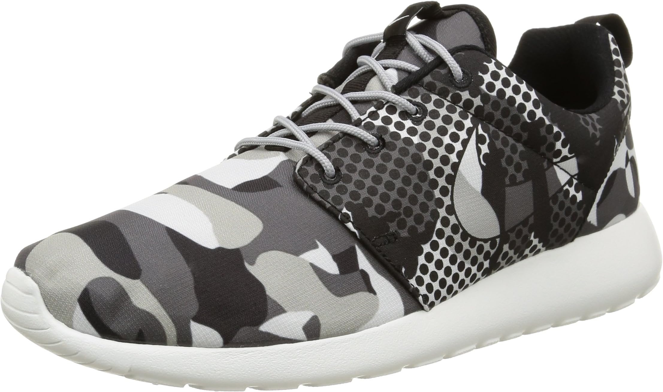 gray roshe run mens