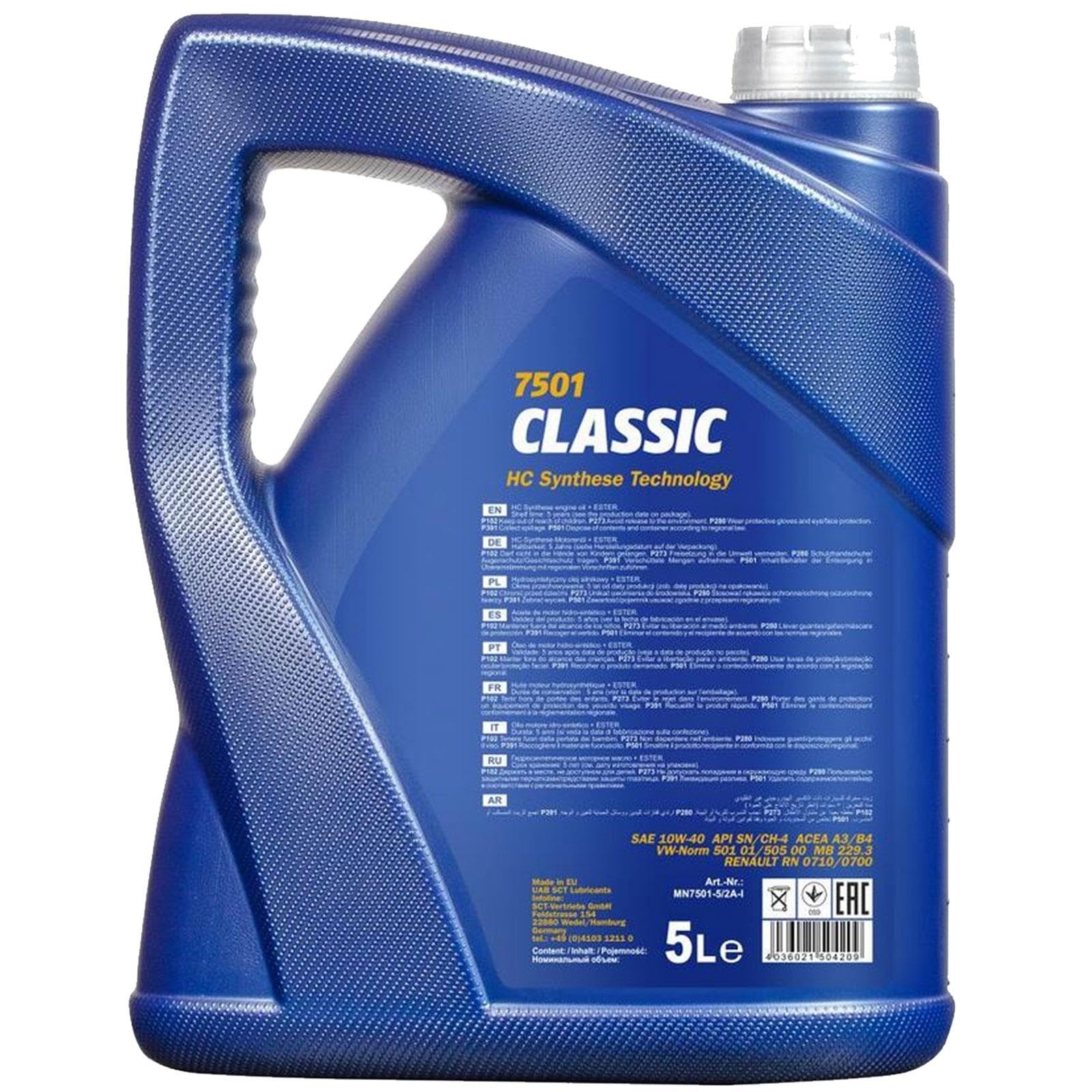 SCT Germany 2x 50420900500 Öl (10 L) | Acea A3/B4 229.1 502.00/505.00 , Motoröl